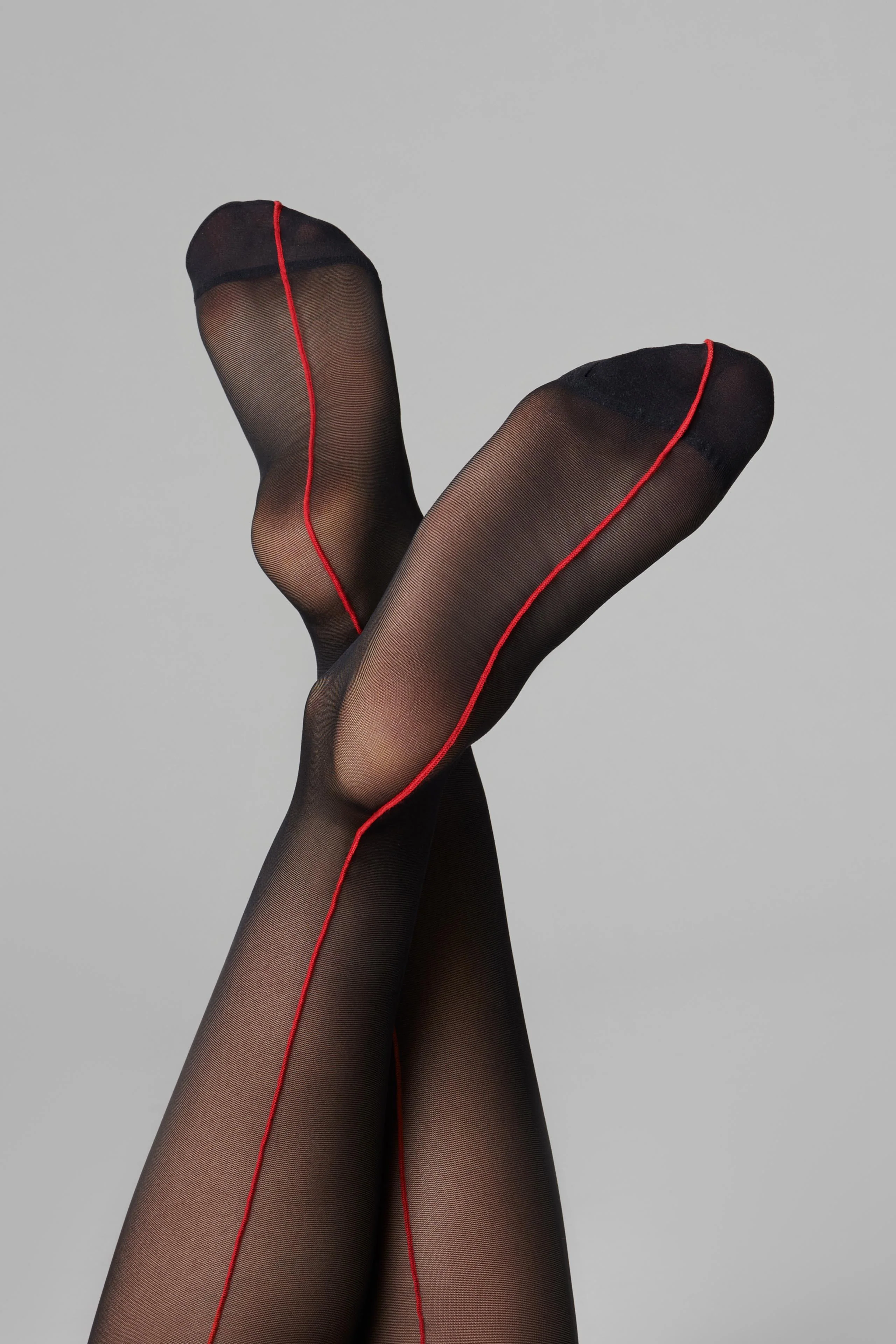 Back seamed garter stockings - 20D - LEGWEAR - Image 6