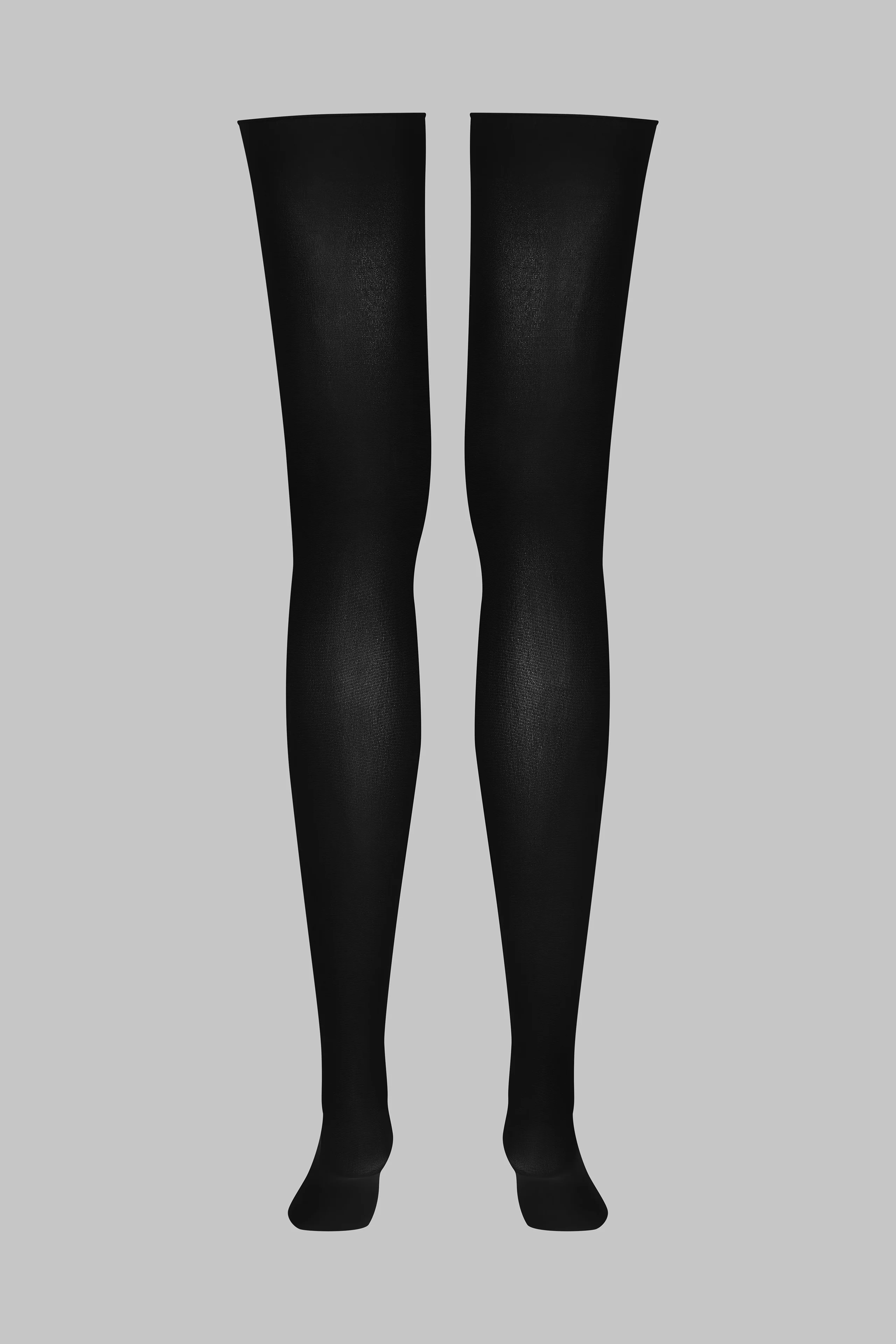 Opaque cut and curled stockings - 70D - LEGWEAR - Image 3