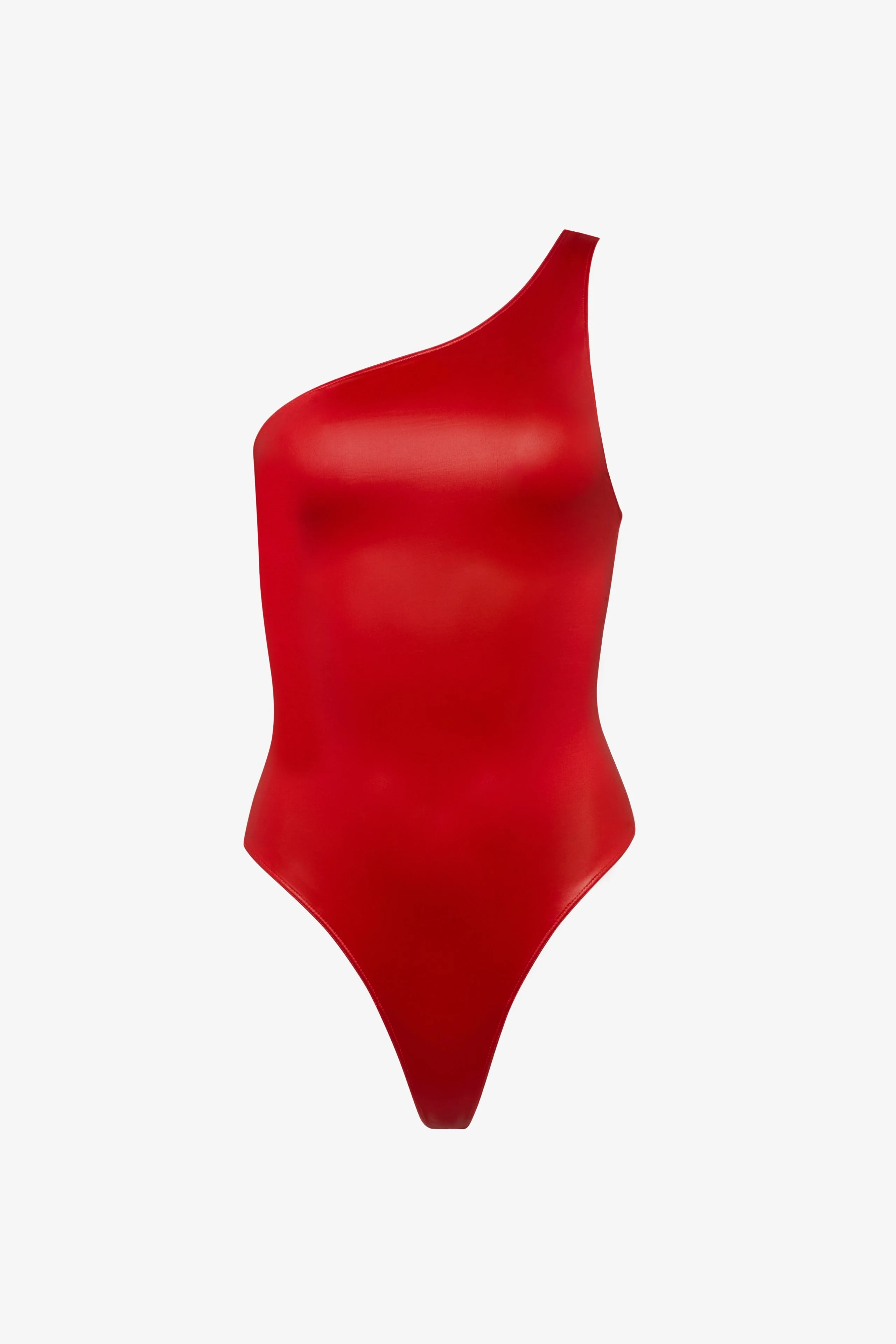 Asymmetrical One-Piece Swimsuit - Splash - Image 2
