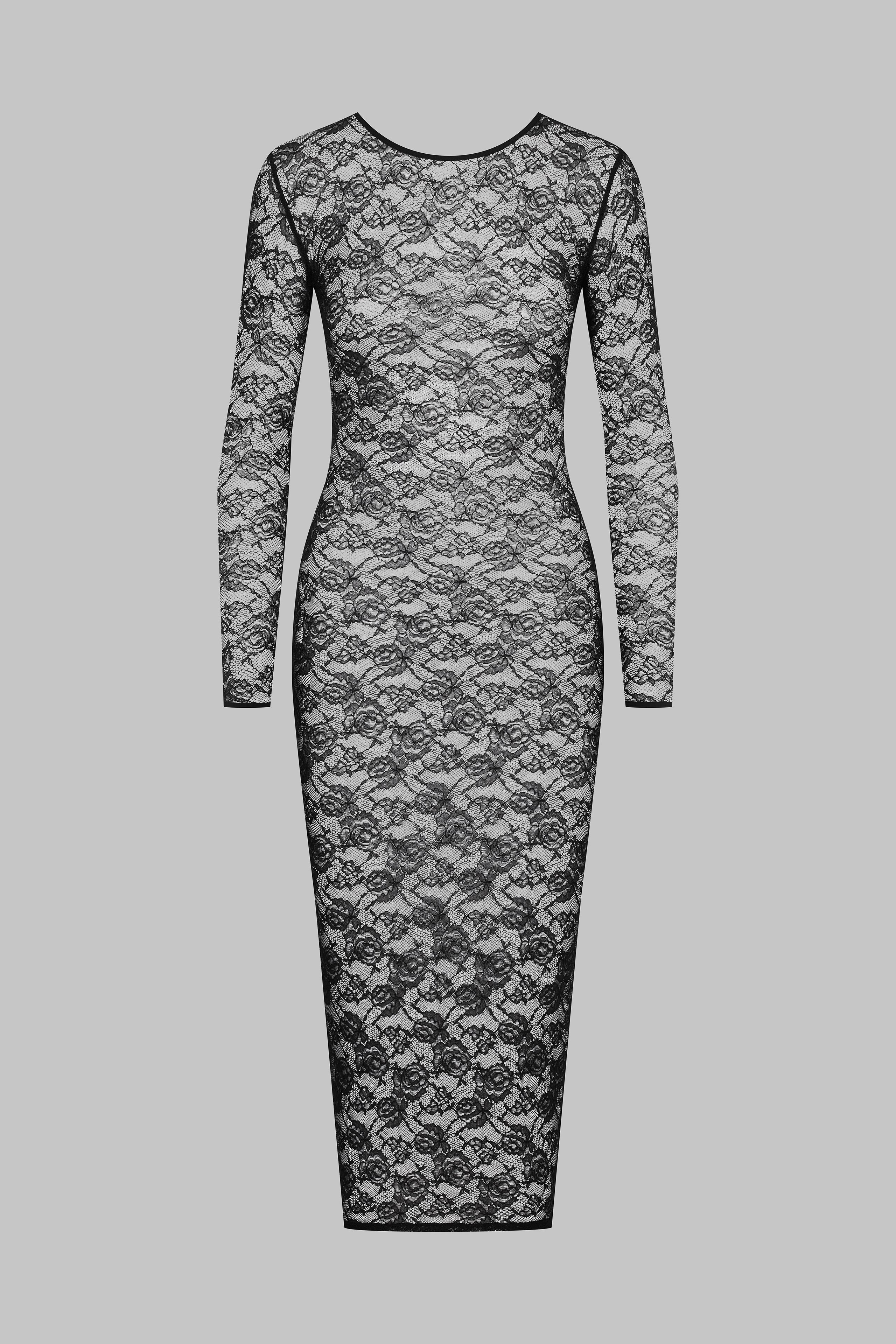 Long sleeve midi dress - Flashback - Image 2