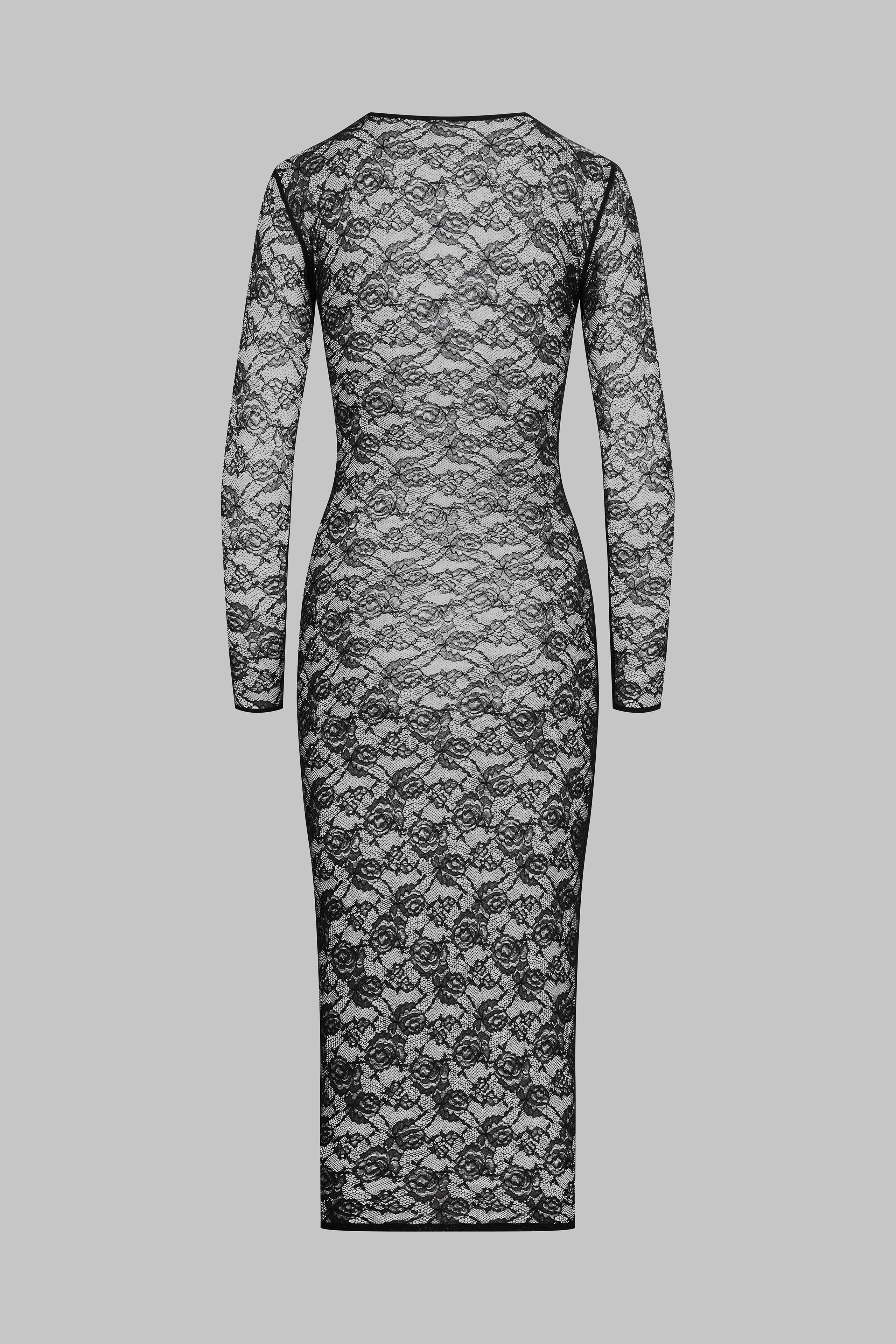 Long sleeve midi dress - Flashback - Image 3