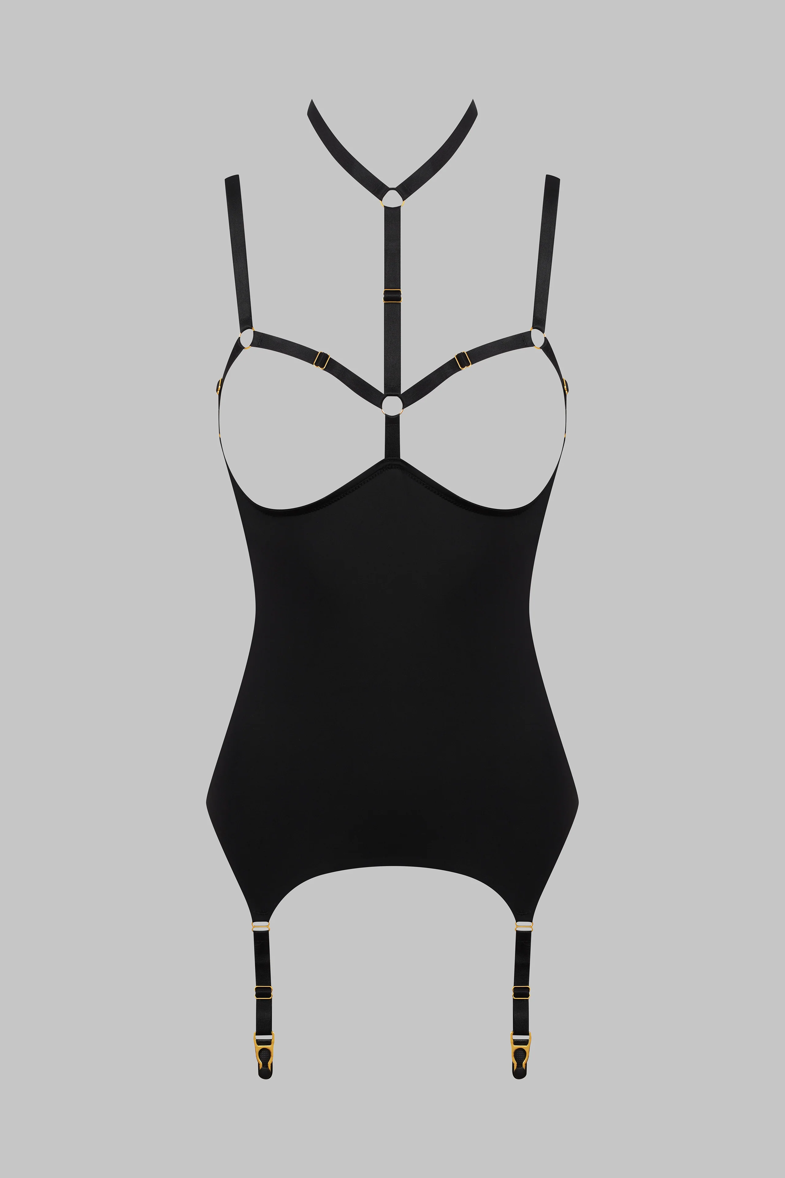 Open Garter Bodysuit - Tapage Nocturne - Image 2