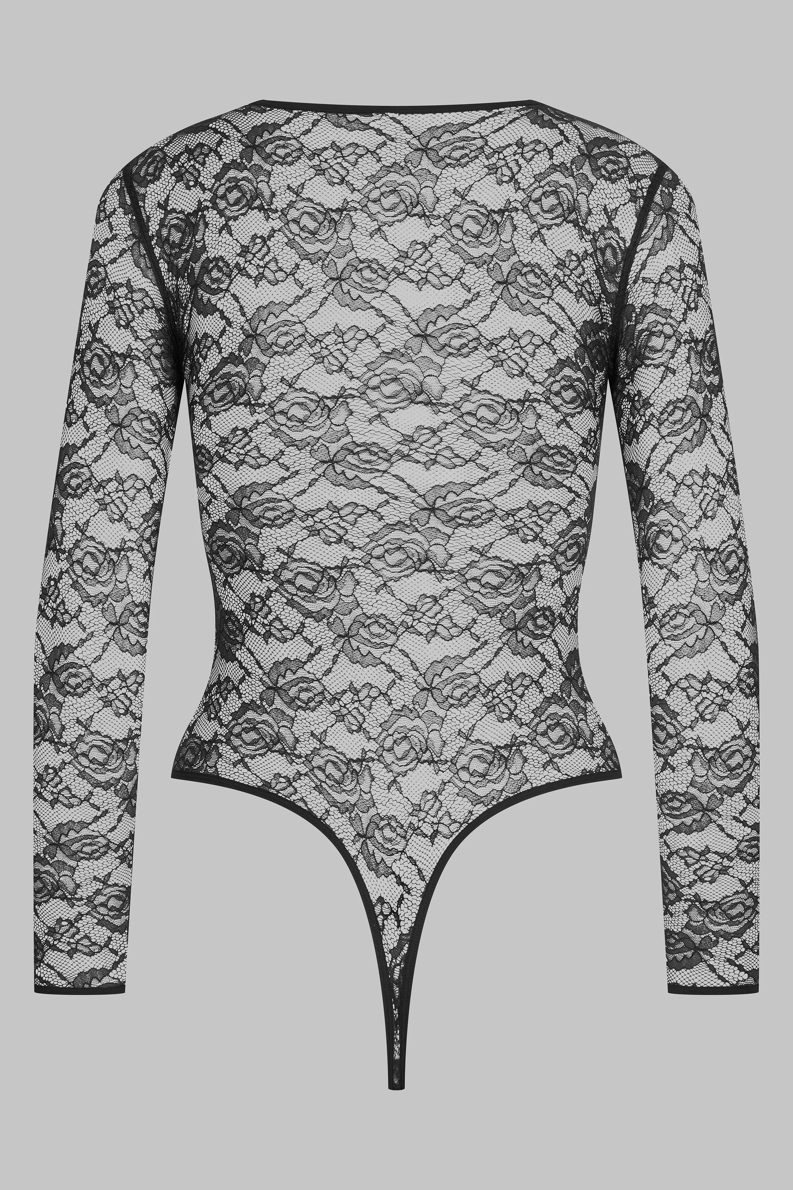 Long-sleeved thong bodysuit - Flashback - Image 3