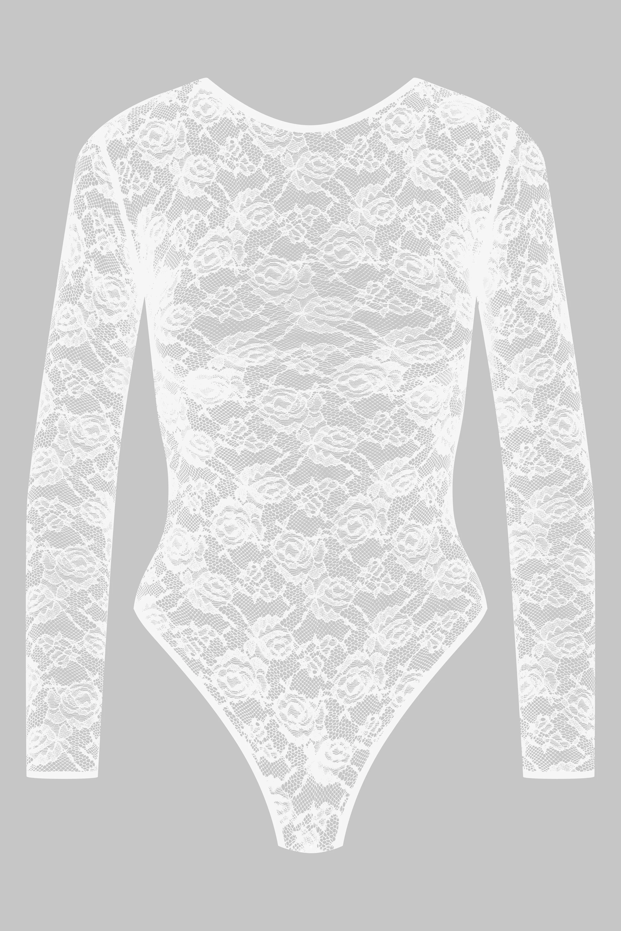 Long-sleeved thong bodysuit - Flashback - Image 2
