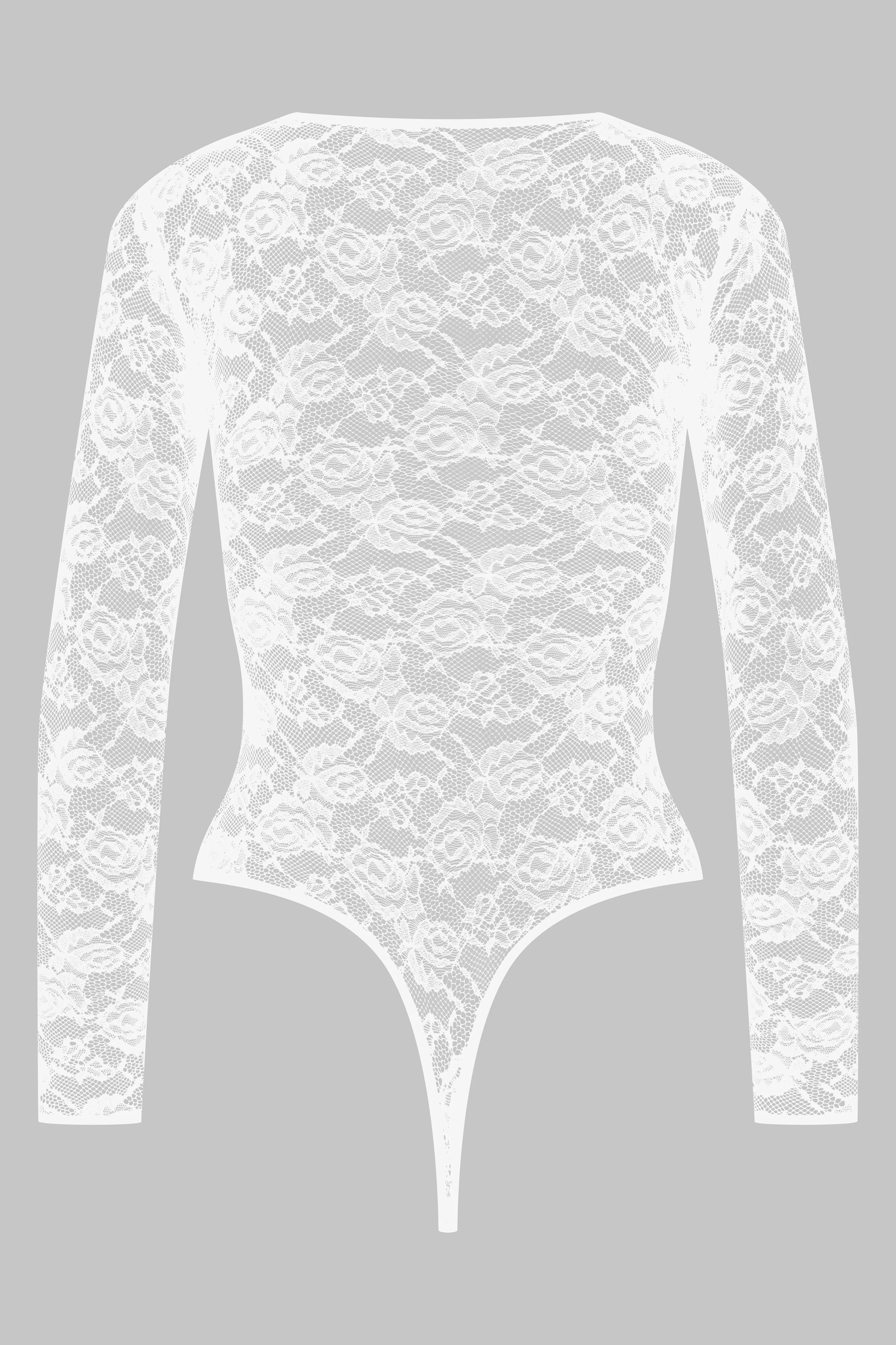 Long-sleeved thong bodysuit - Flashback - Image 3