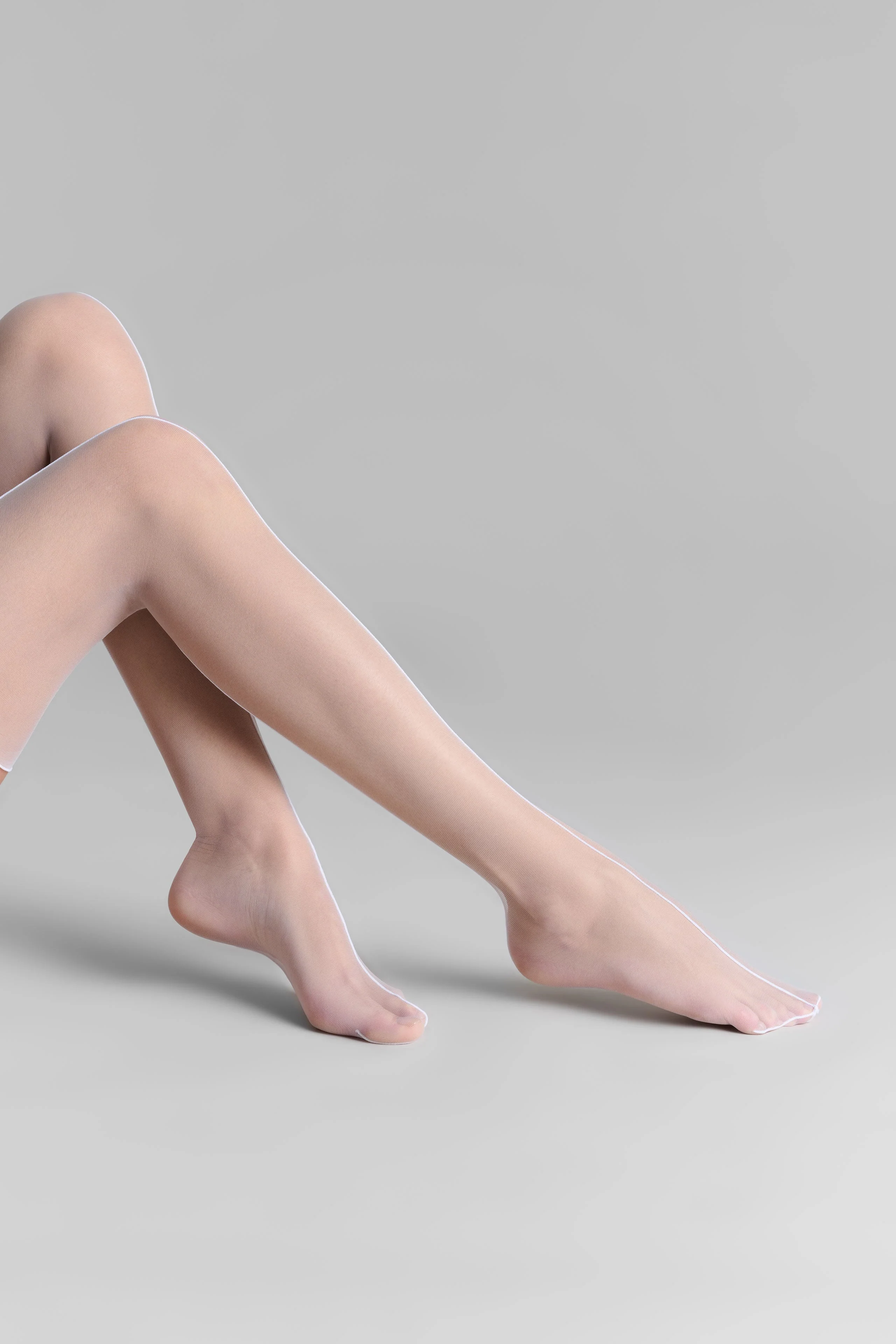 Double seamed cut and curled stockings - 10D - LEGWEAR - Image 4