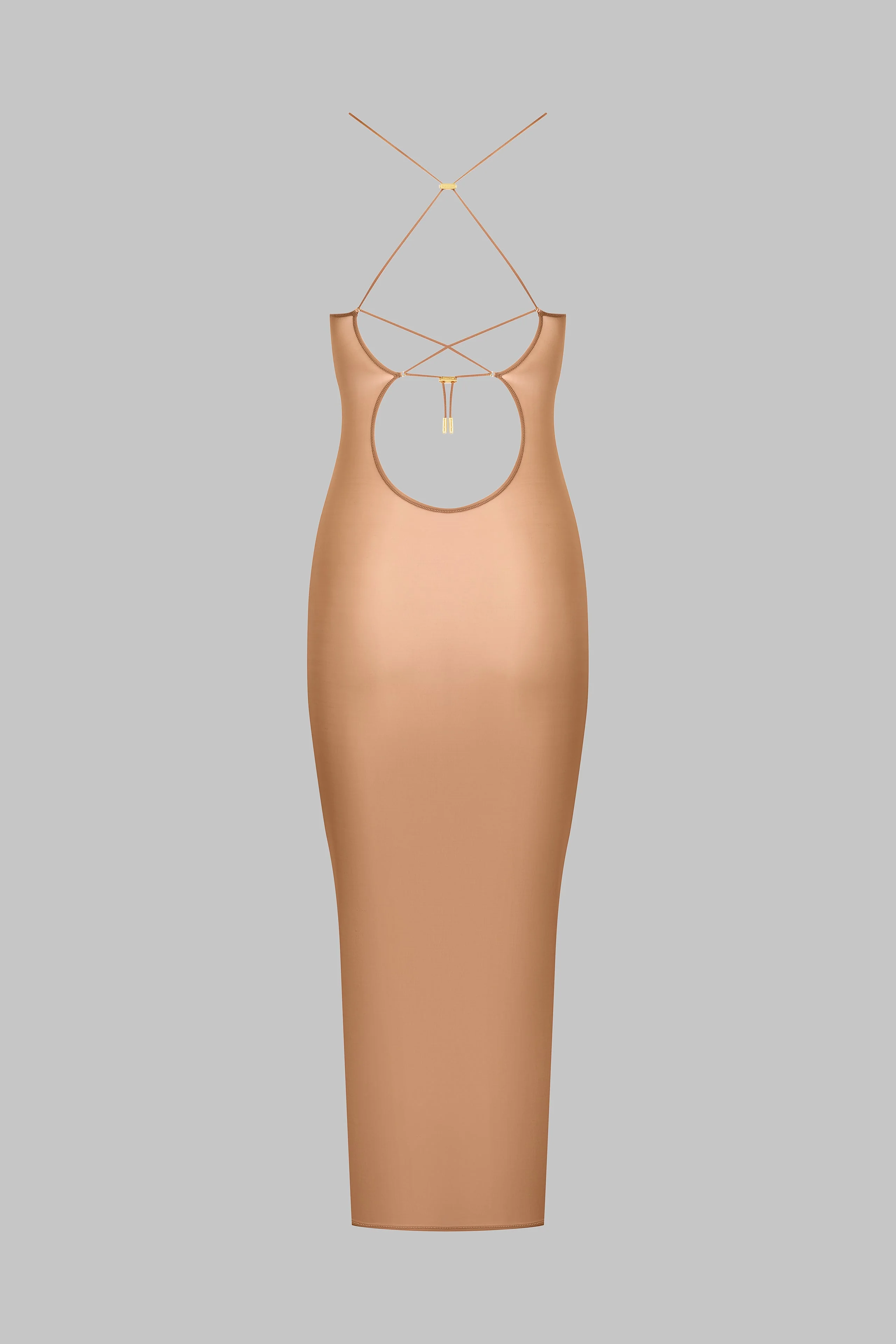 Midi Open Back Dress - French Kiss Light - Image 3
