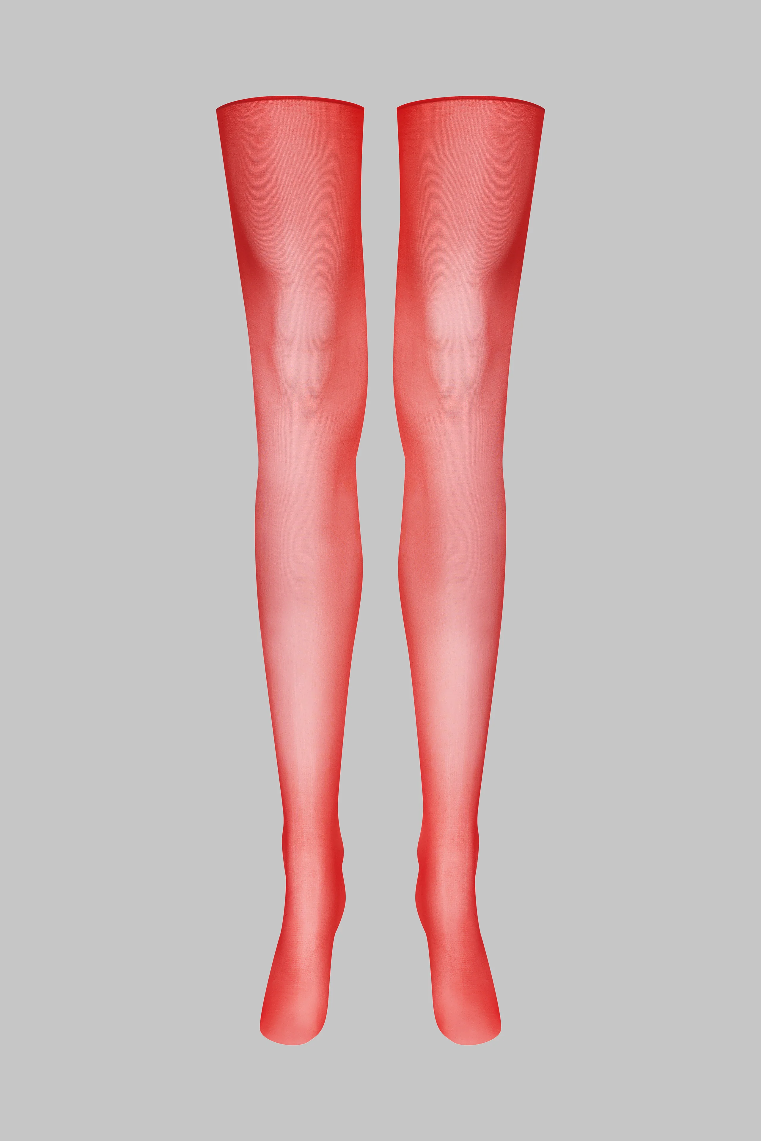 Glossy cut and curl stockings - 10D - LEGWEAR - Image 3