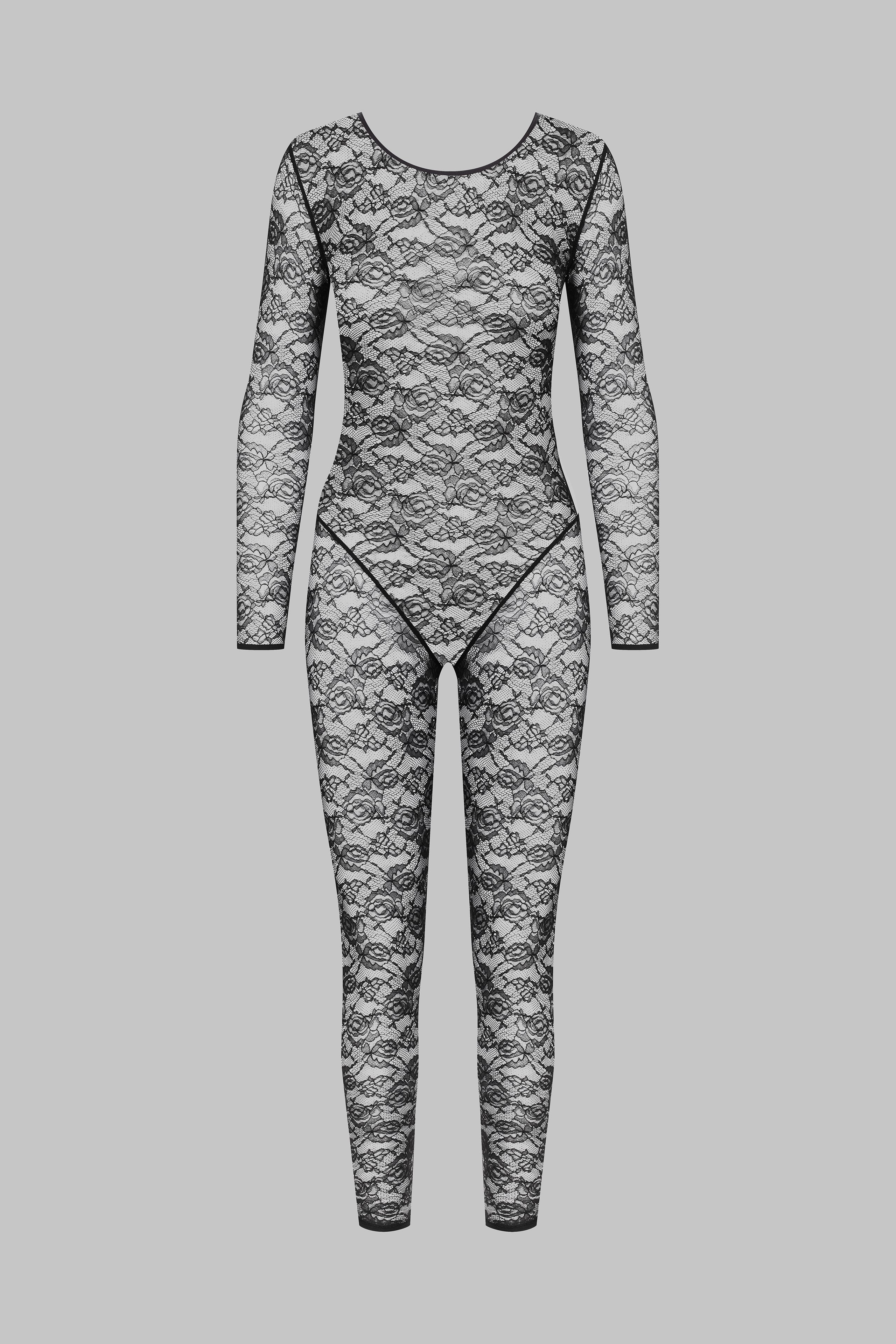 Long sleeve backless jumpsuit - Flashback - Image 2