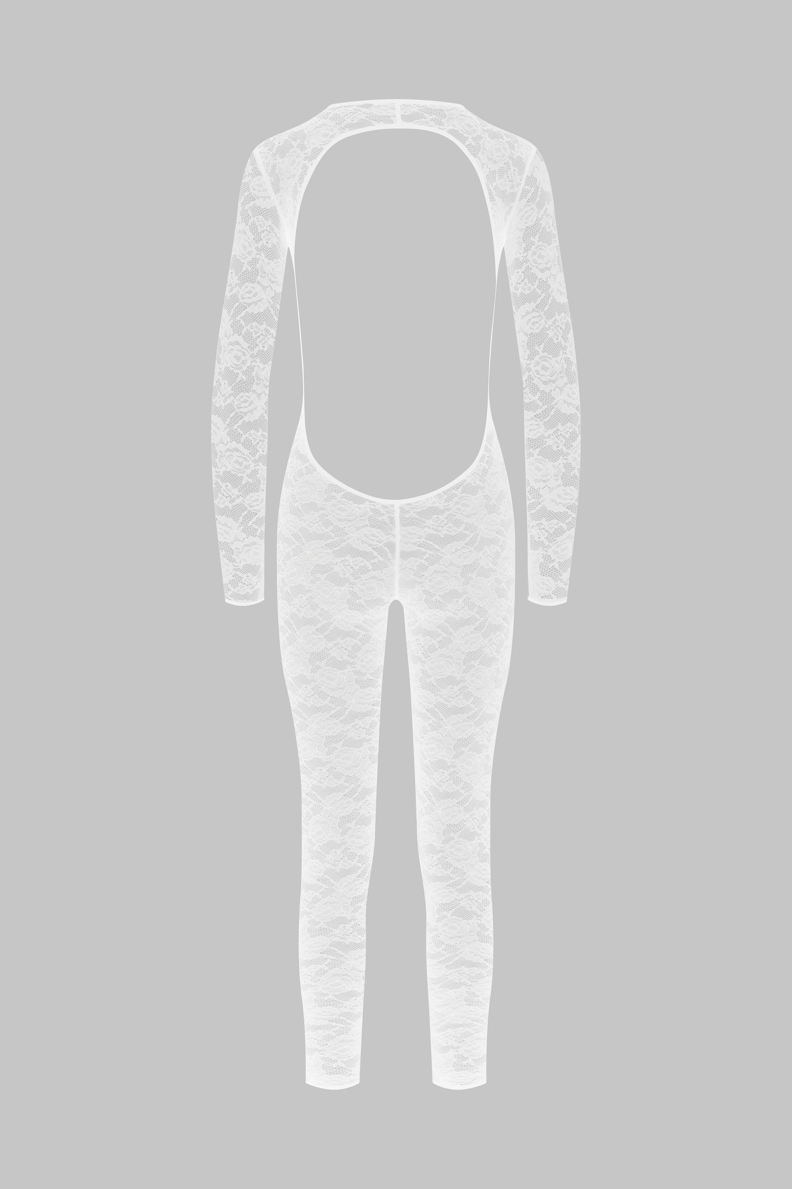 Long sleeve open back jumpsuit - Flashback - Image 3