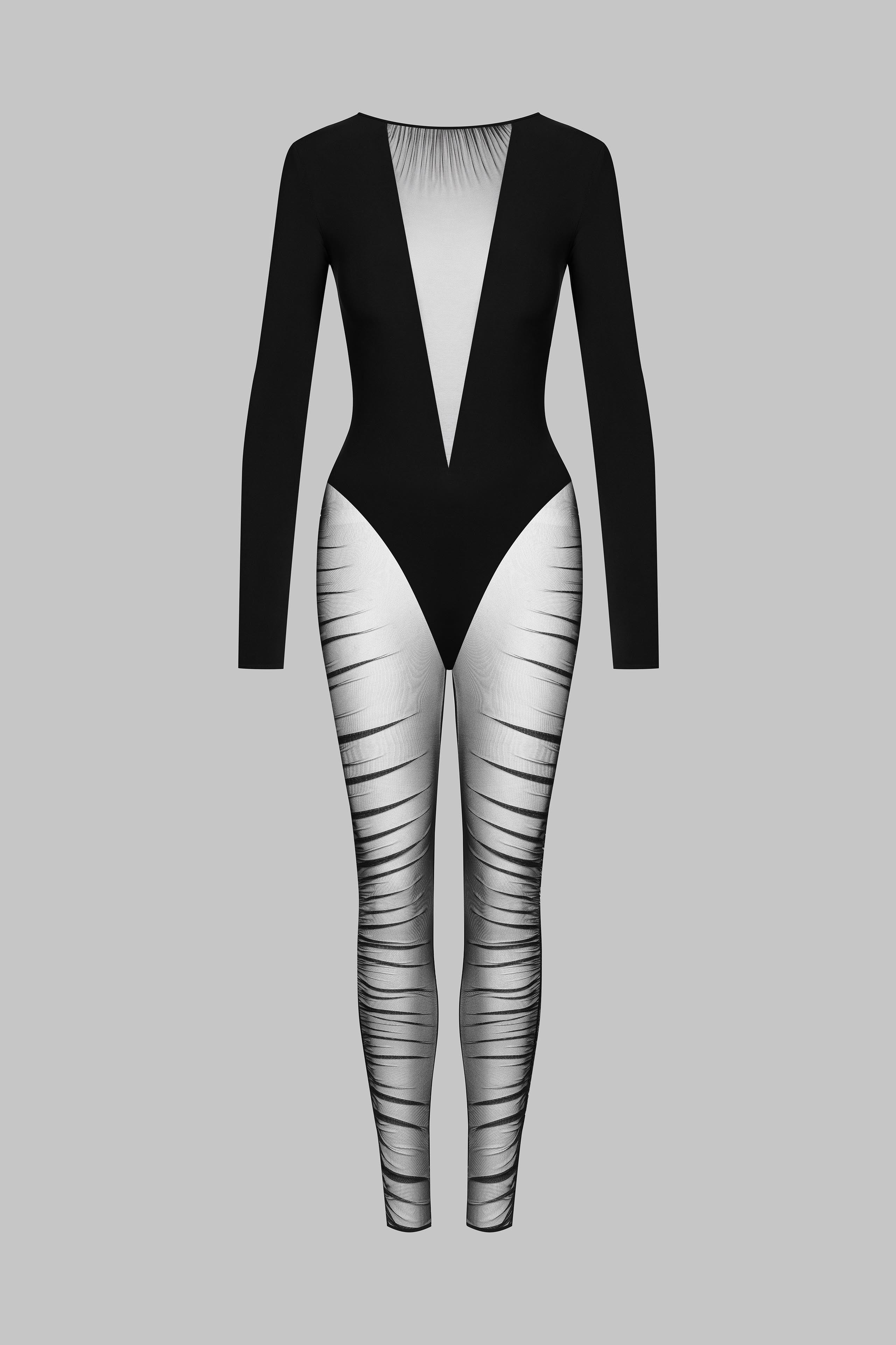 Long sleeves Jumpsuit - Nuit Fauve - Image 4