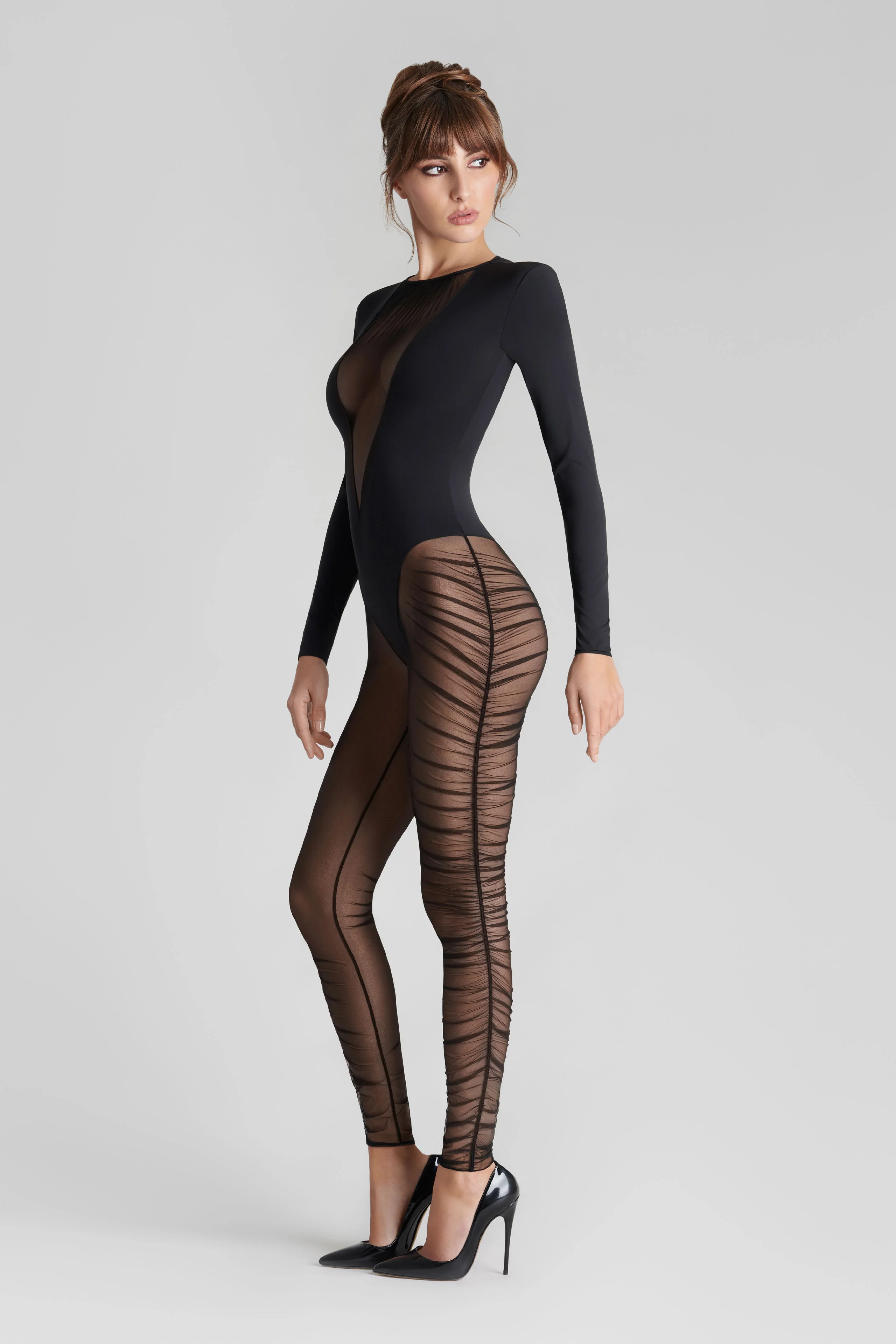 Long sleeves Jumpsuit - Nuit Fauve - Image 7