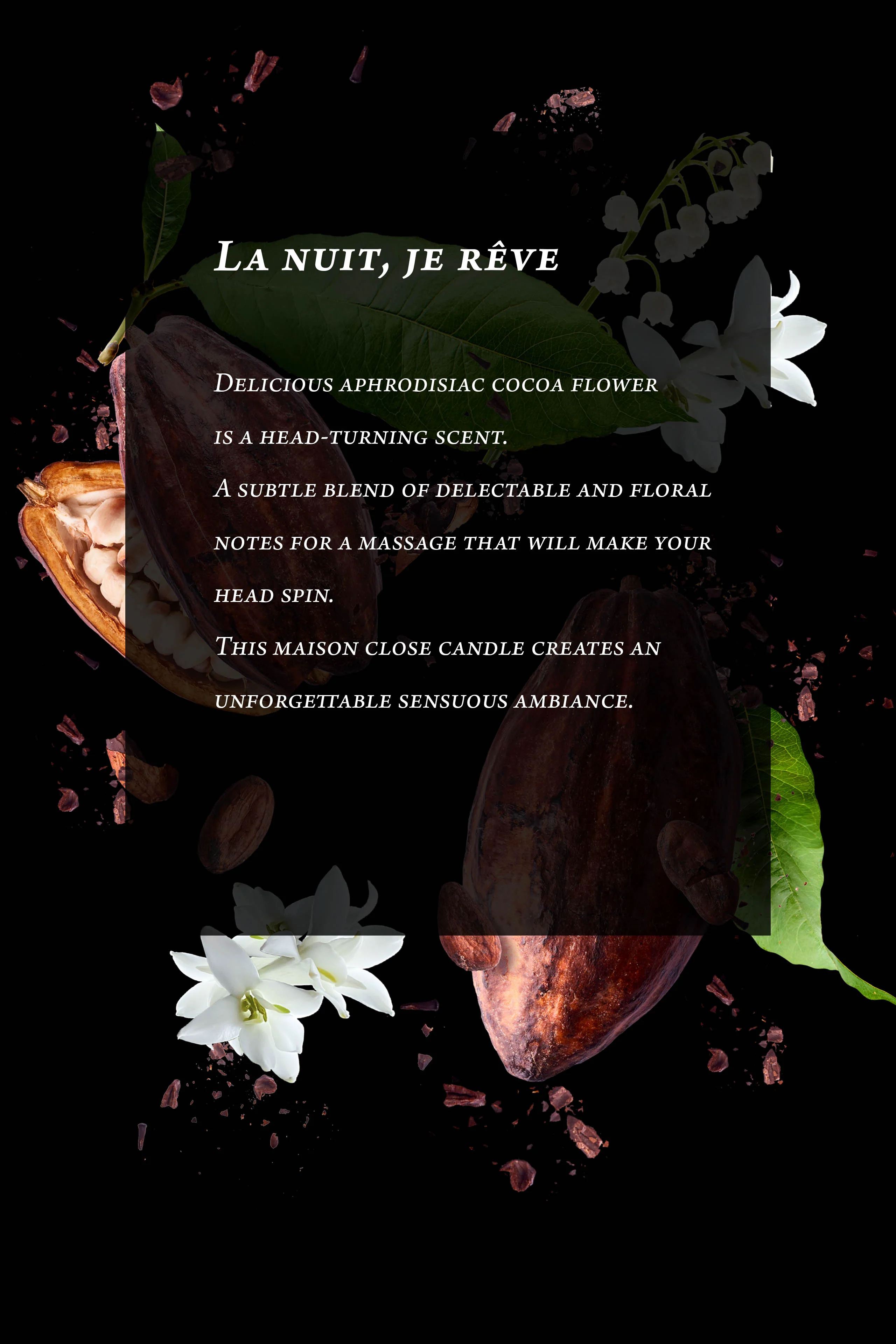 Massage Candle - Cocoa blossom - La nuit, je rêve - Image 4