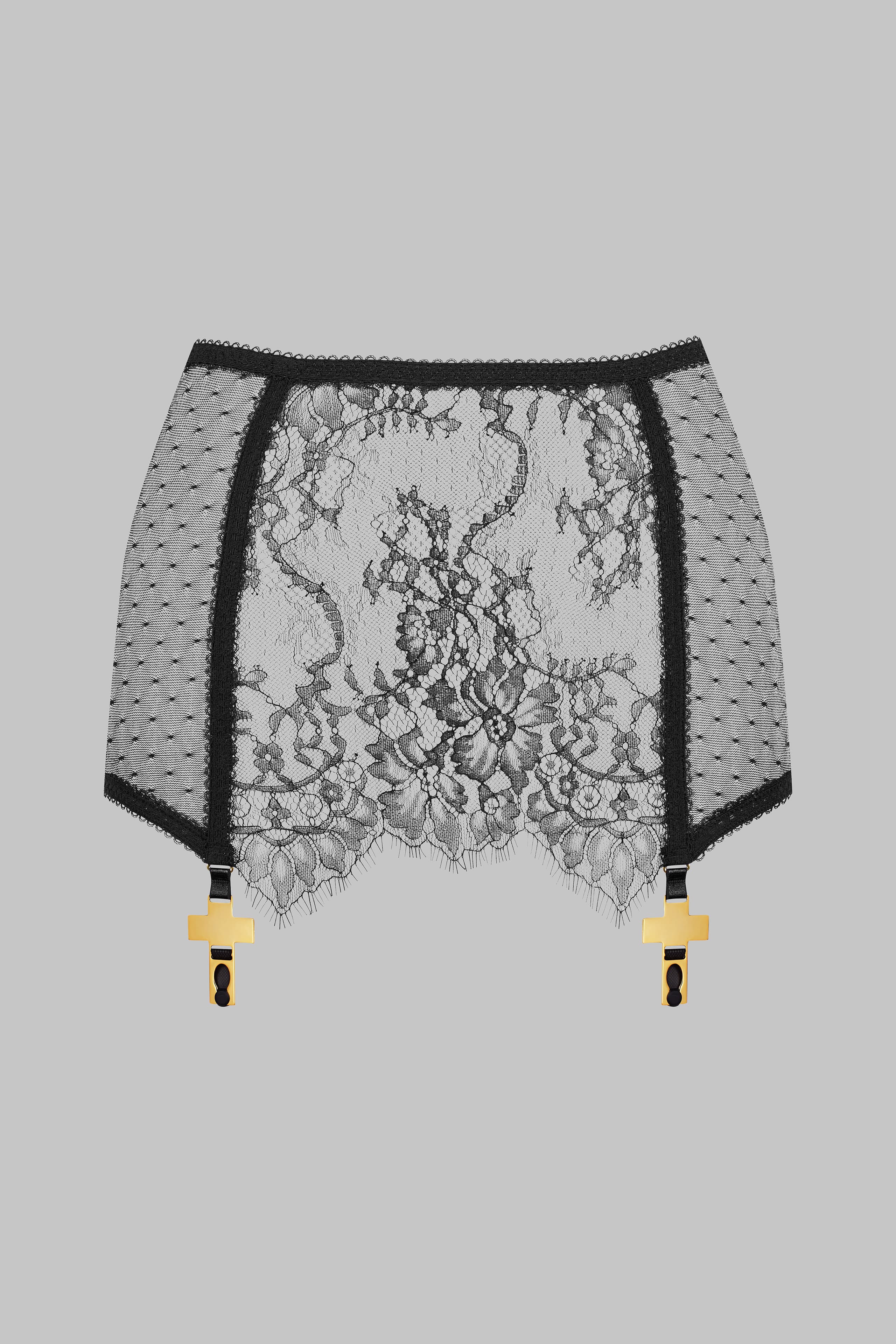 Mini skirt with suspenders - Inspiration Divine - Image 2