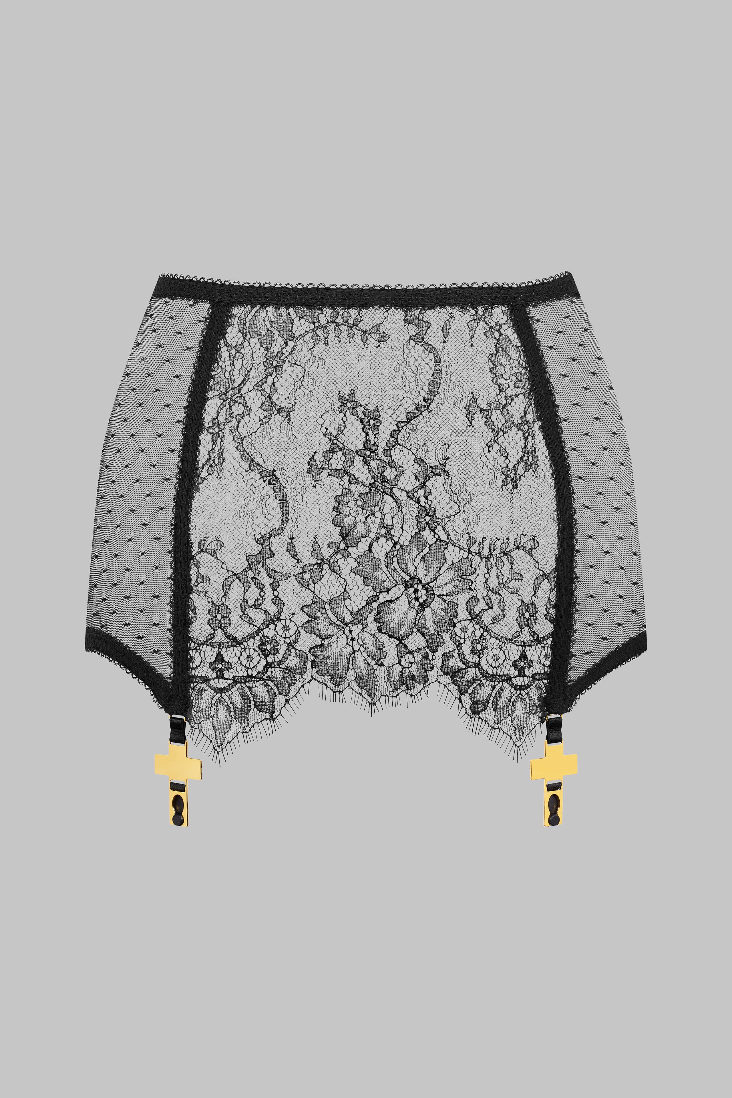 Mini skirt with suspenders - Inspiration Divine - Image 3