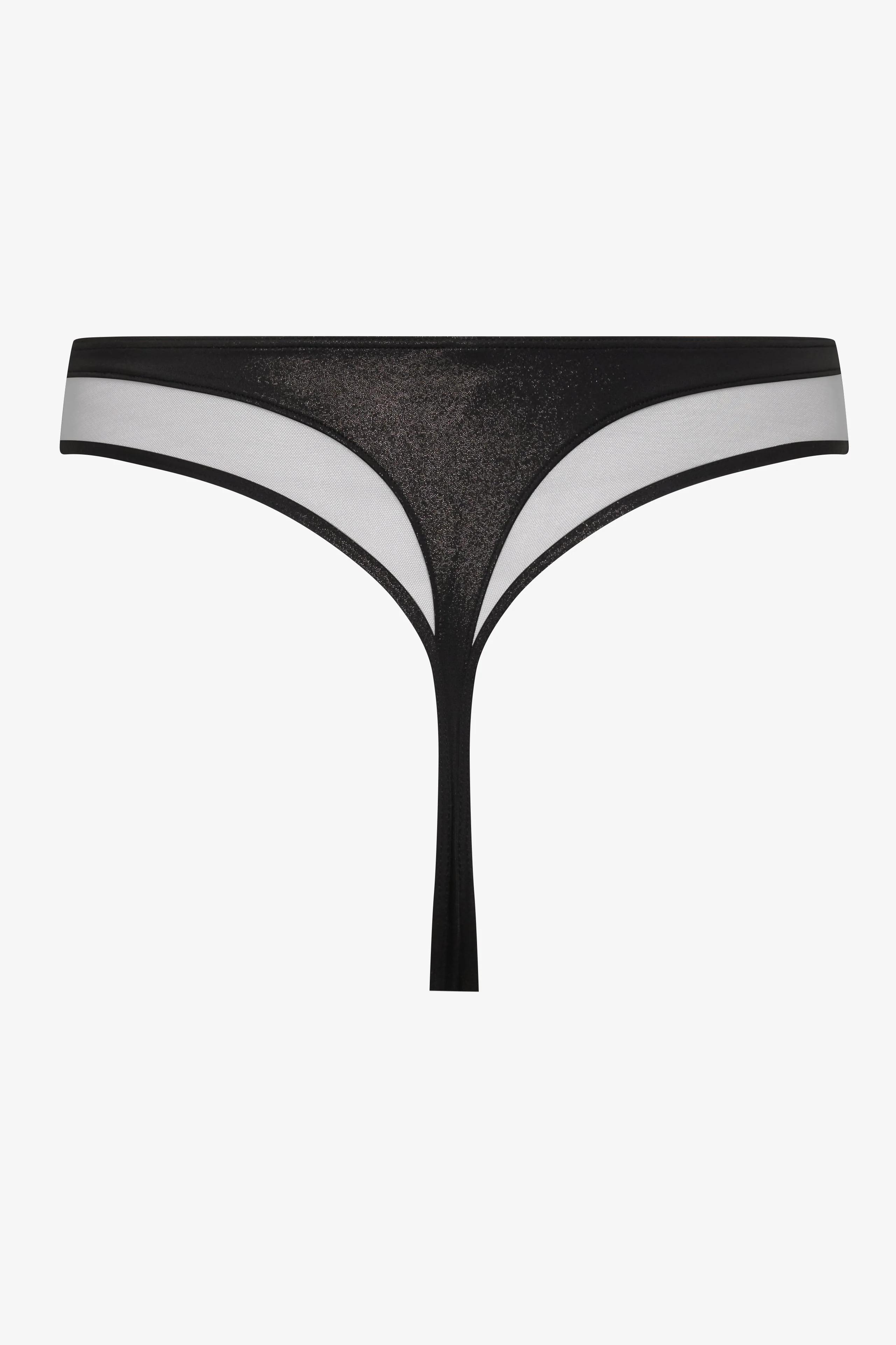 High-waisted tanga bikini bottom - Minuit - Image 3