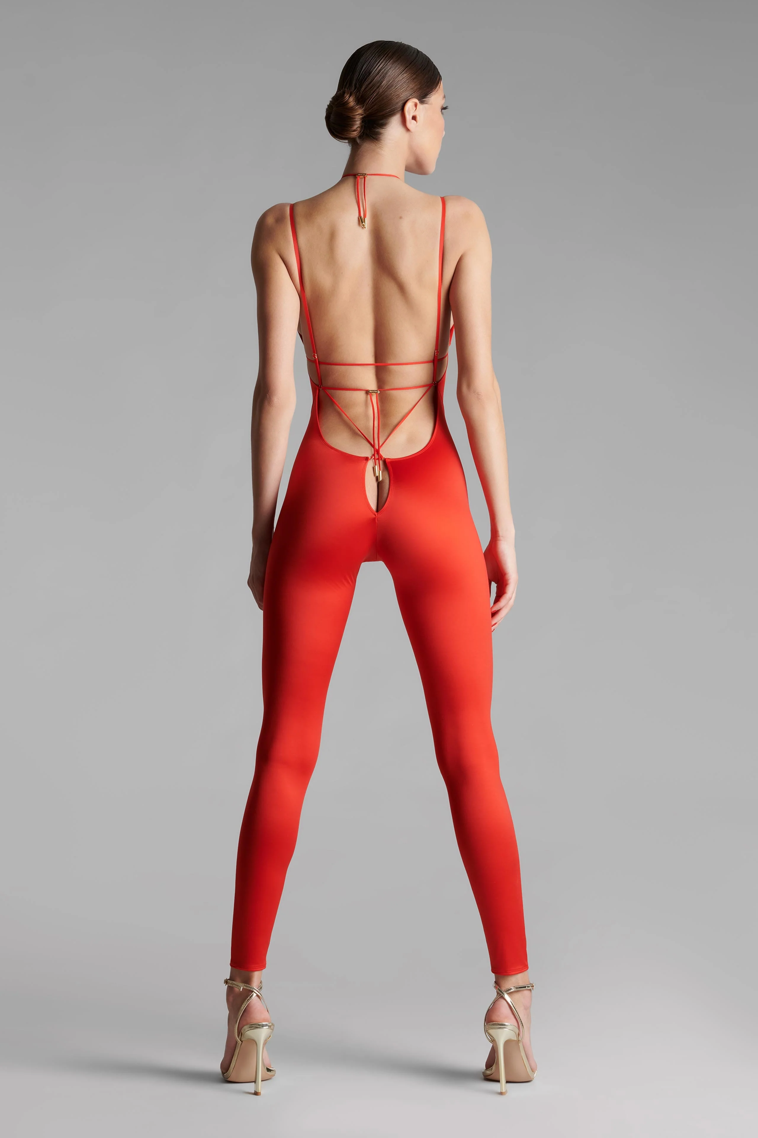 Open back strappy jumpsuit - French Kiss - Image 2