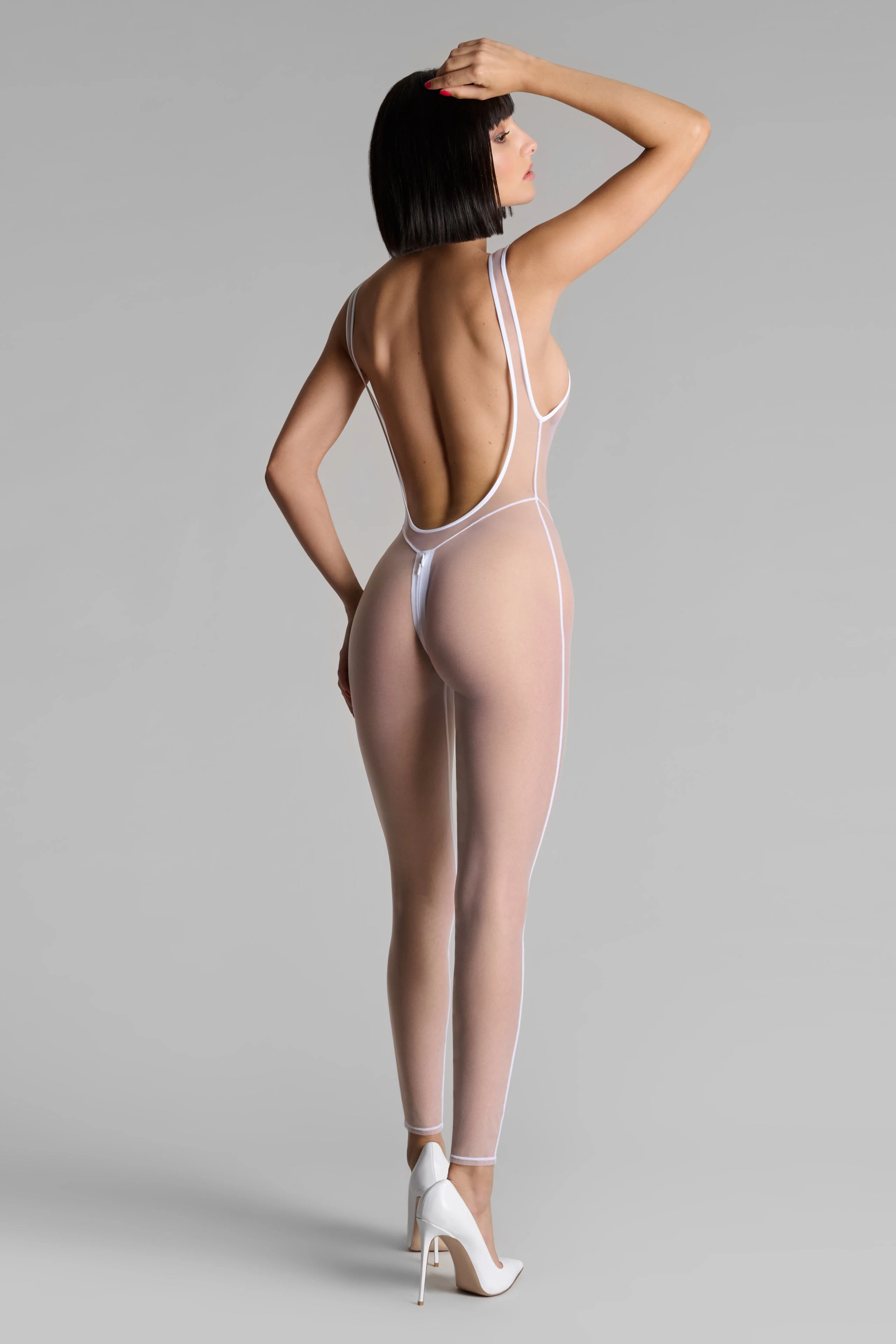 Openable Strap Catsuit - Pure Tentation - Image 6