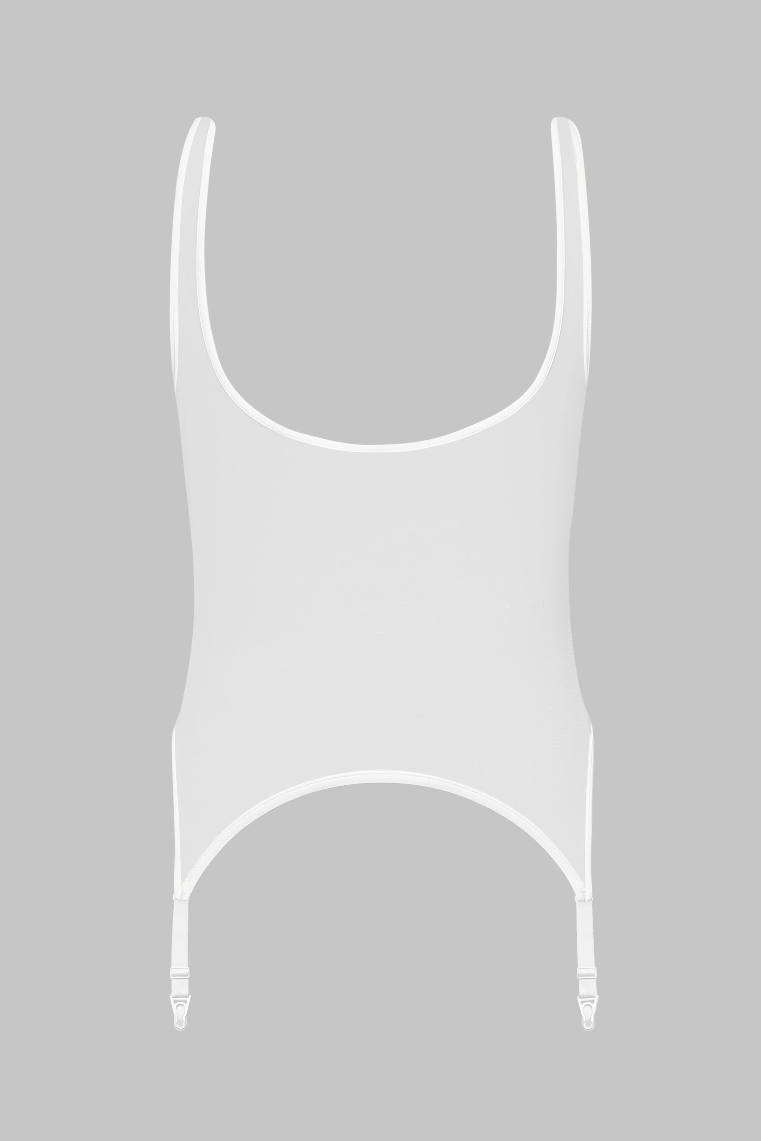Strappy Bodysuit with Garters - Pure Tentation - Image 3