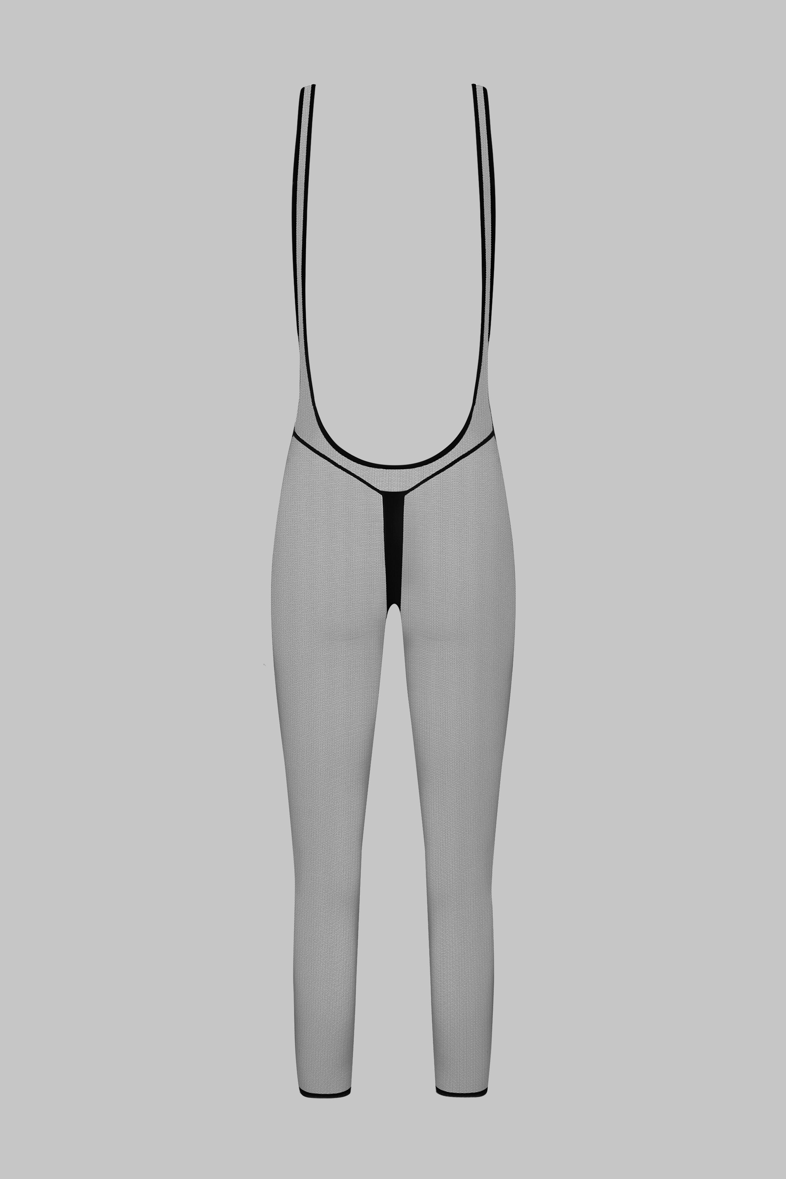 Openable Strap Catsuit - Pure Tentation - Image 3