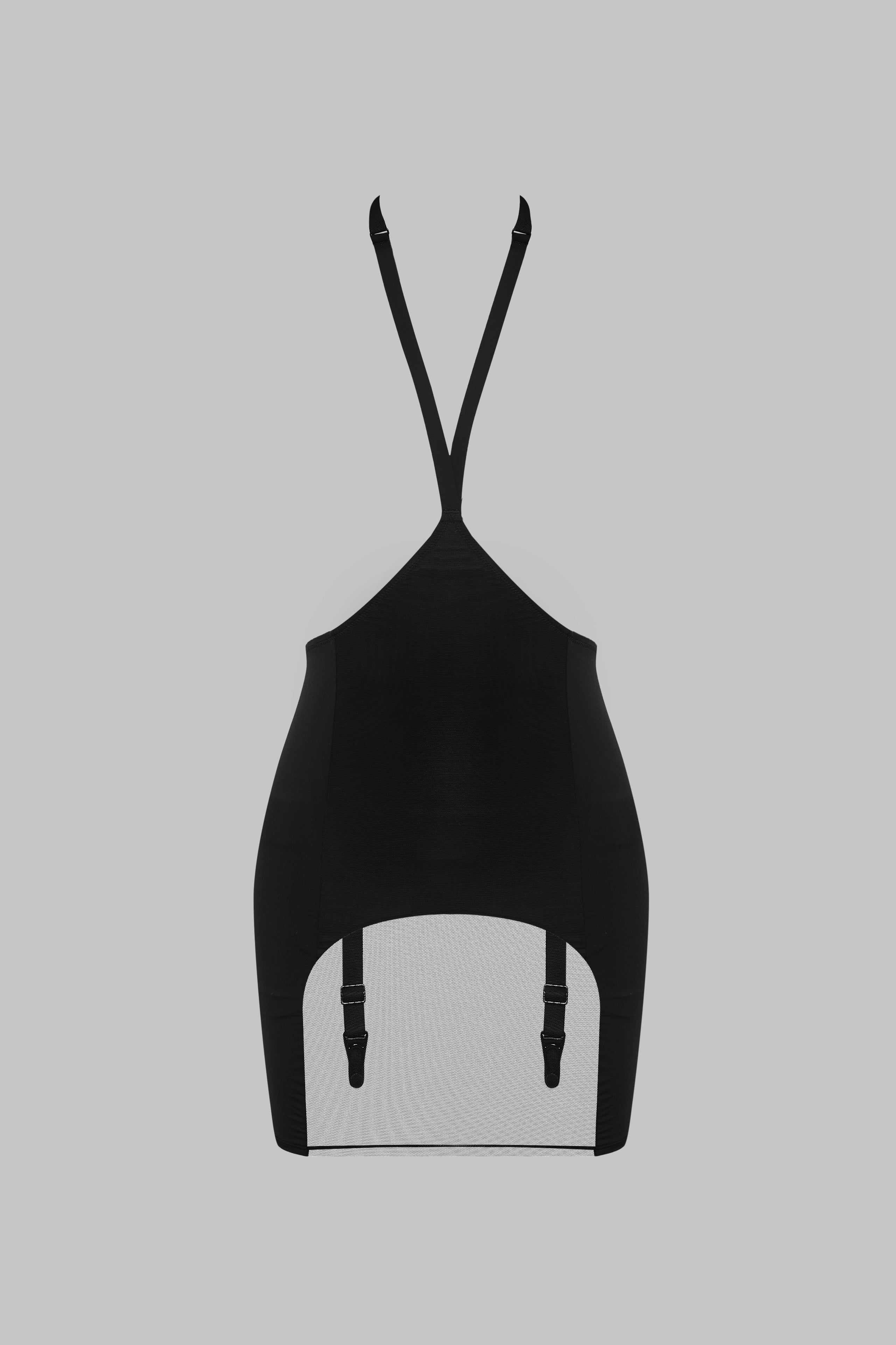 Skirted Harness Bodysuit - Pure Tentation - Image 2