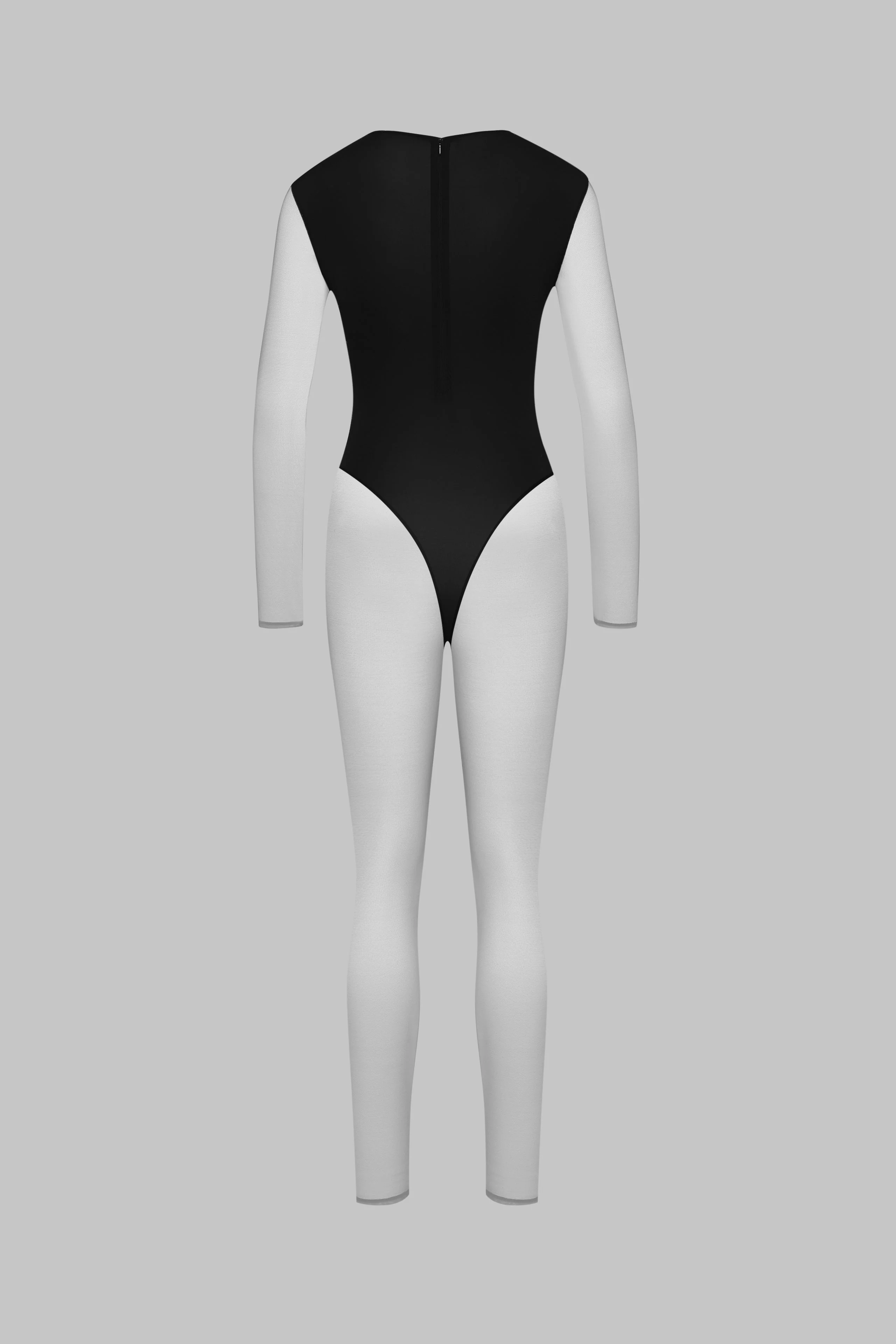 V-Neck Long Sleeve Catsuit - Pure Tentation - Image 3