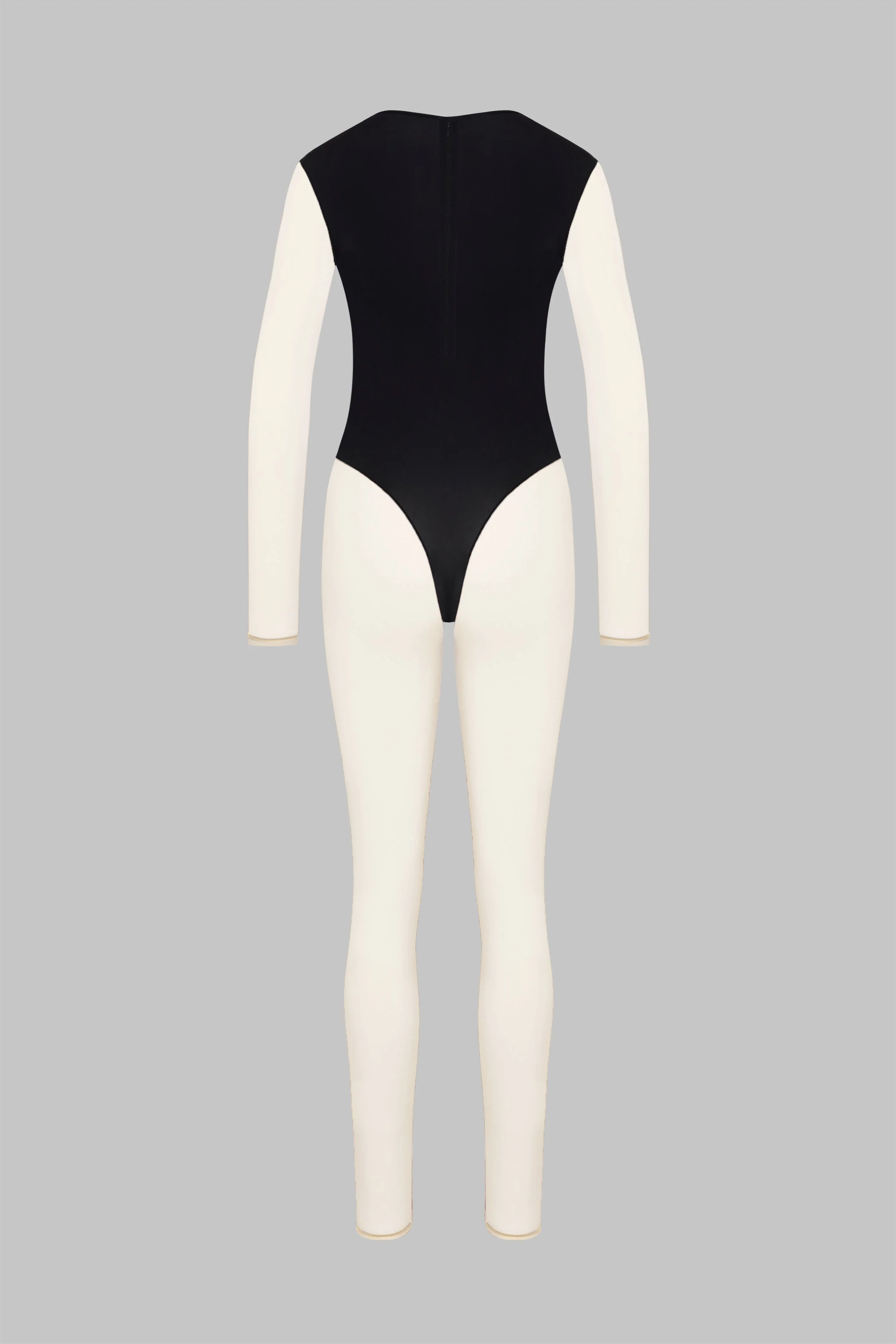 V-Neck Long Sleeve Catsuit - Pure Tentation - Image 3