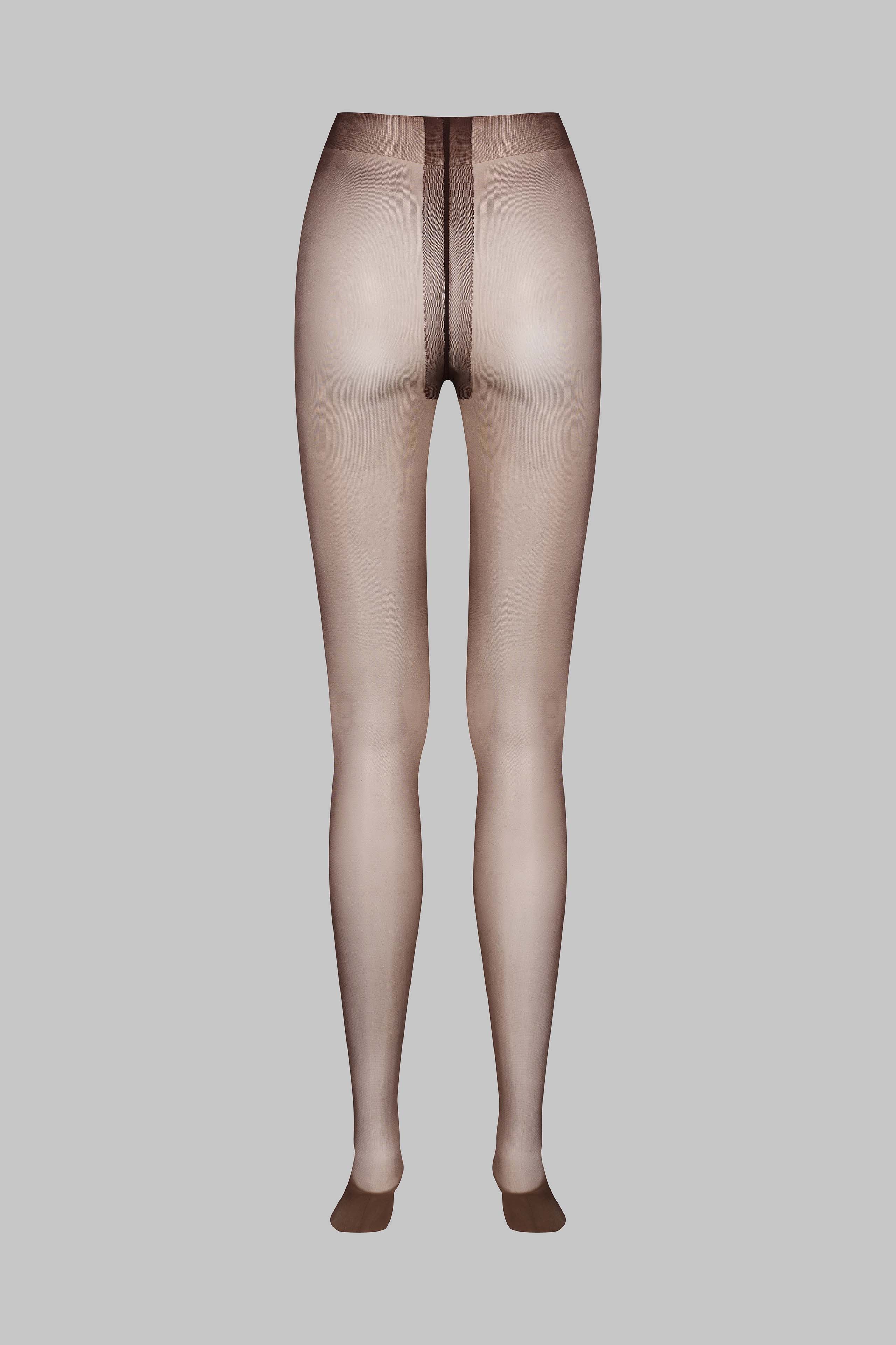 Glossy Tights - 10D - Brown - LEGWEAR - Image 3