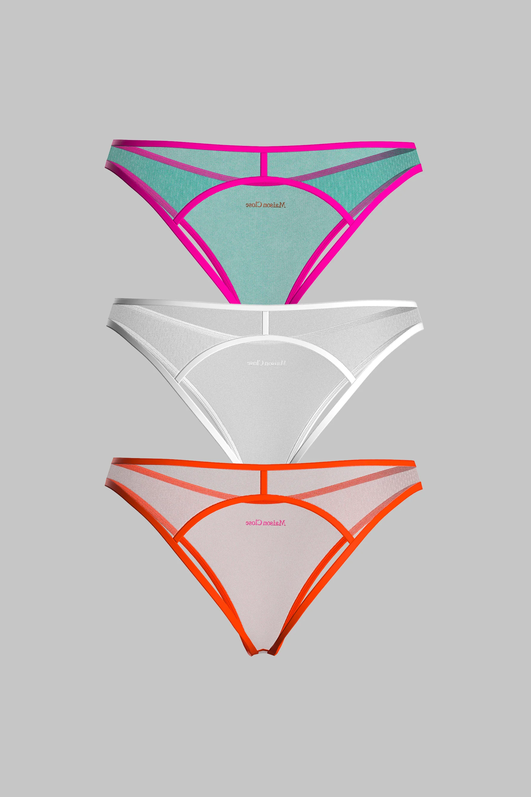 Set of 3 Open Panties - Panorama