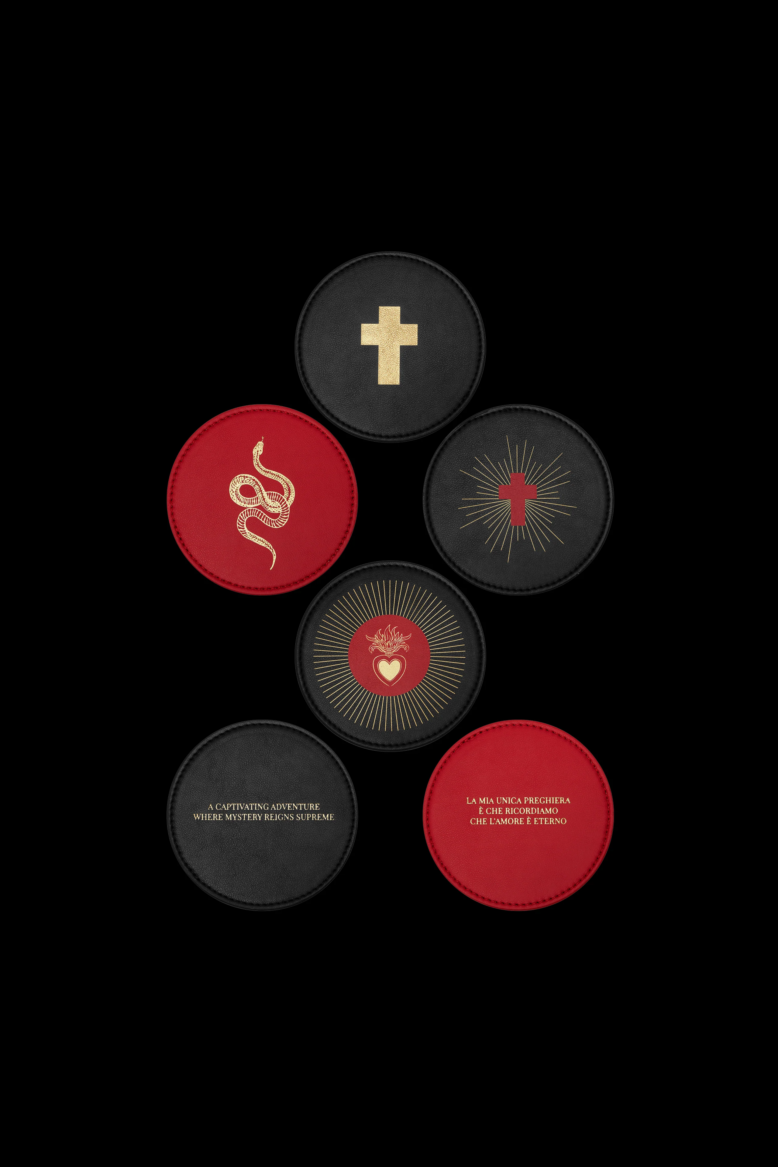 Vino Veritas - Coasters (Set of 6) - Curiosités Désirables ©
