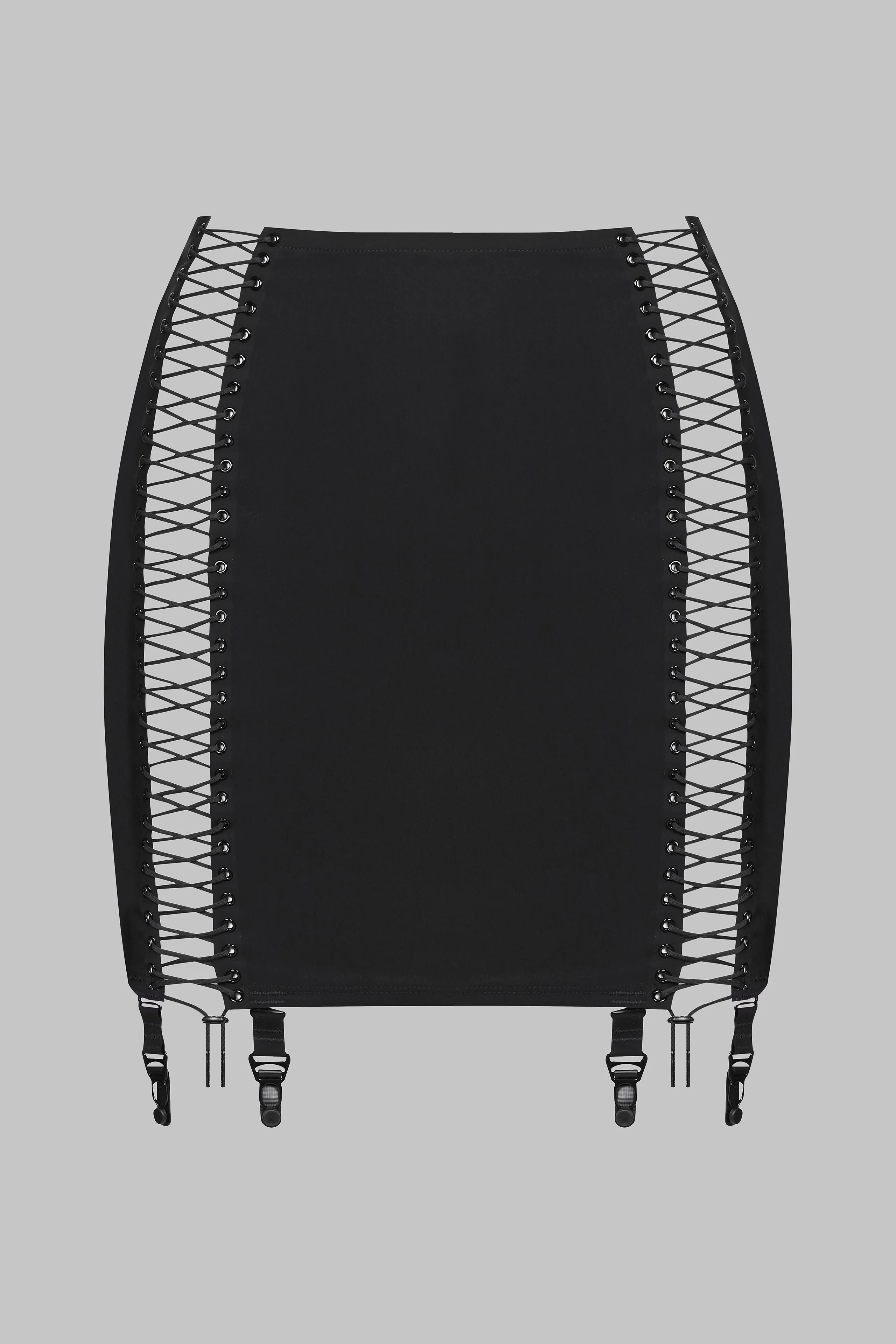 Short skirt with suspenders - Nuit Infinie - Image 2