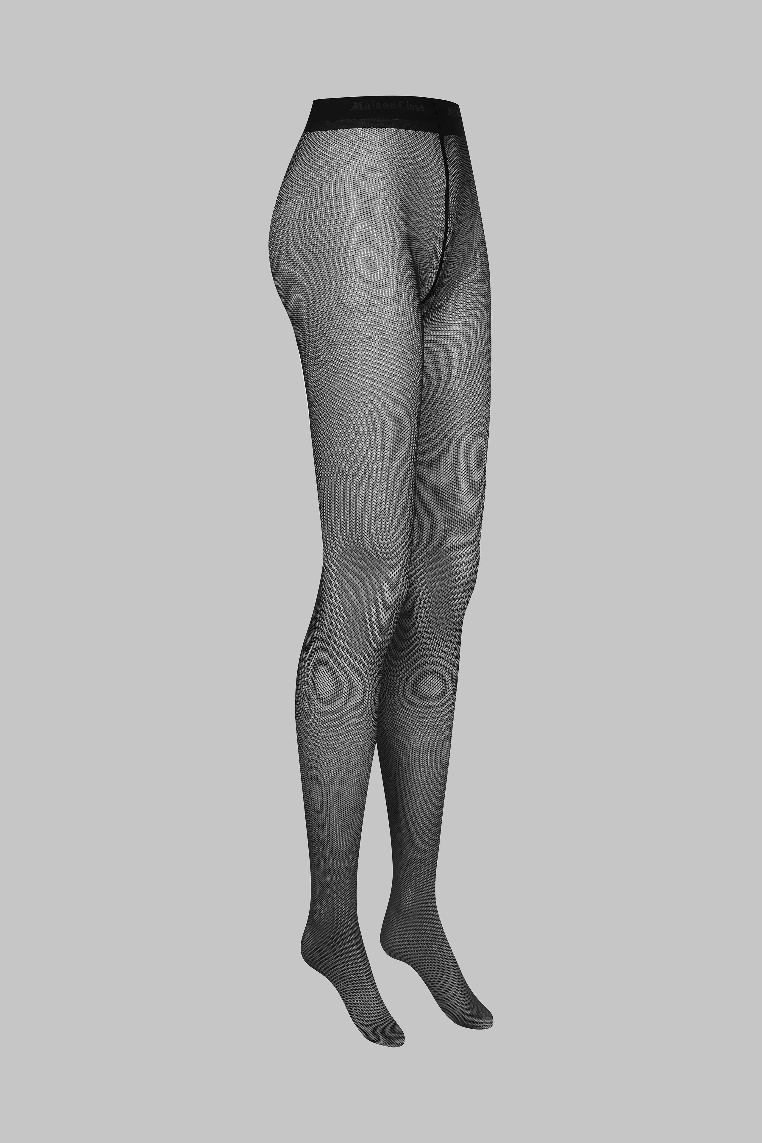 Signature Back Seam Fishnet Illusion Tights - 25D - LEGWEAR - Image 3