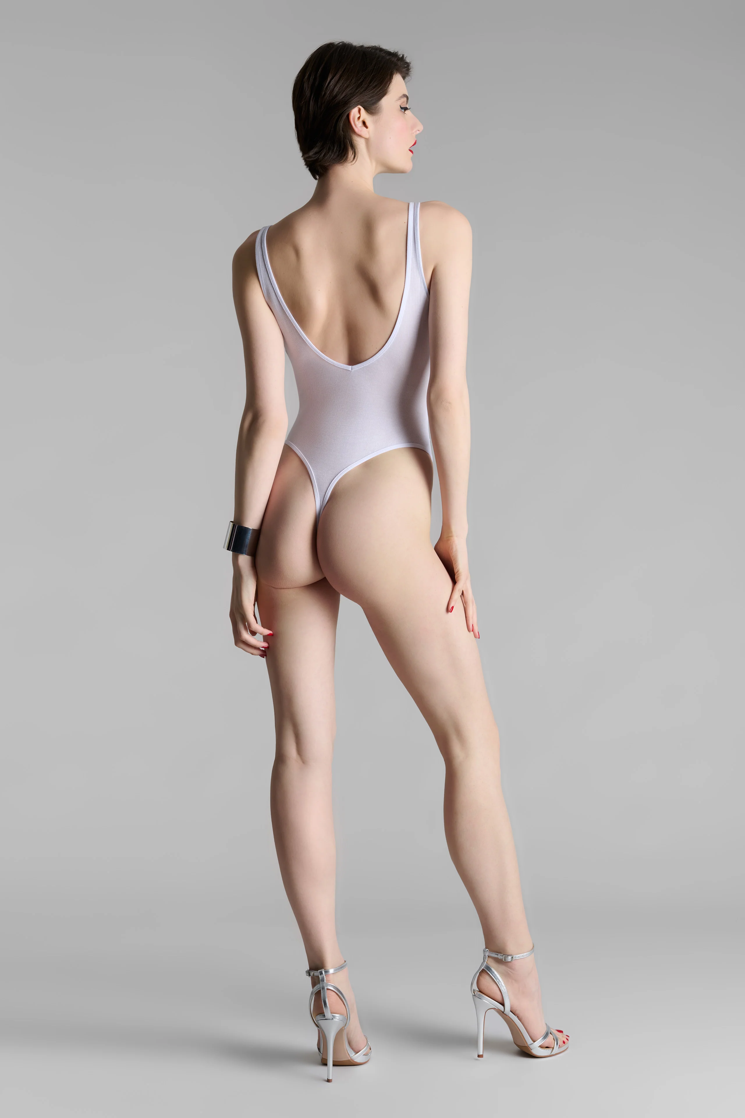 Thong Body V neck - La Femme Amazone - Image 4