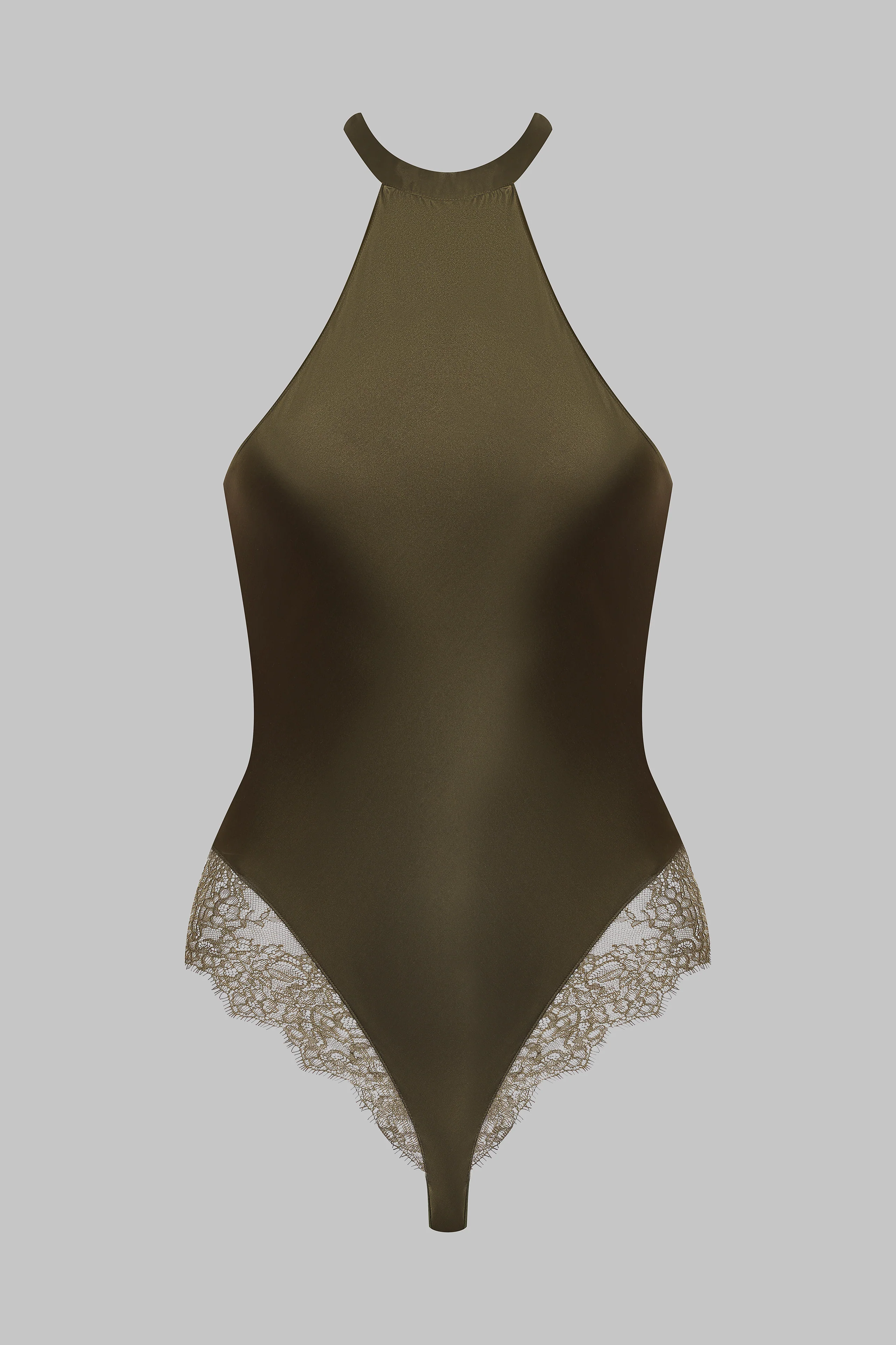 Thong body with american collar - Rendez-Vous - Image 4