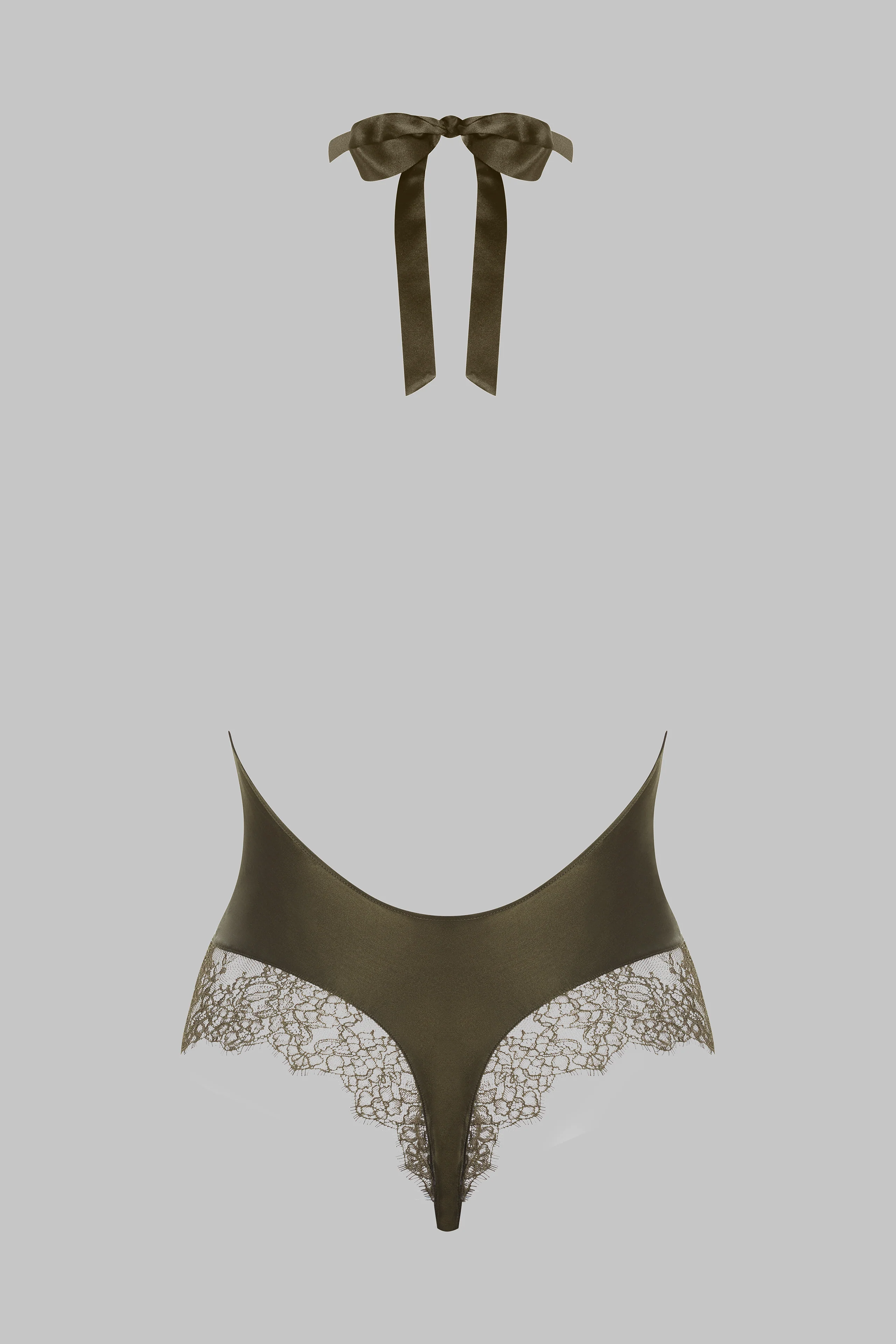 Thong body with american collar - Rendez-Vous - Image 5