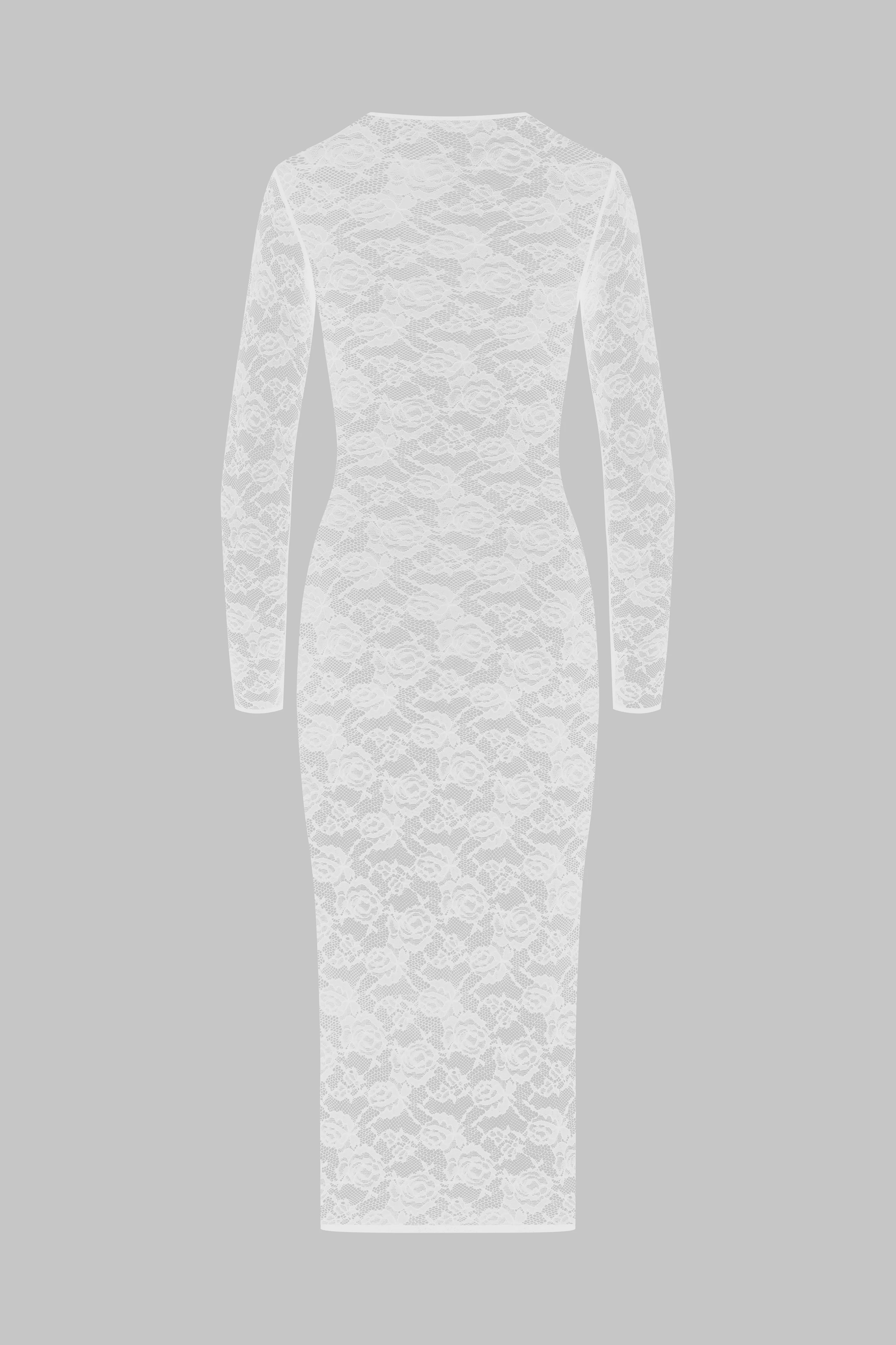 Long sleeve midi dress - Flashback - Image 3
