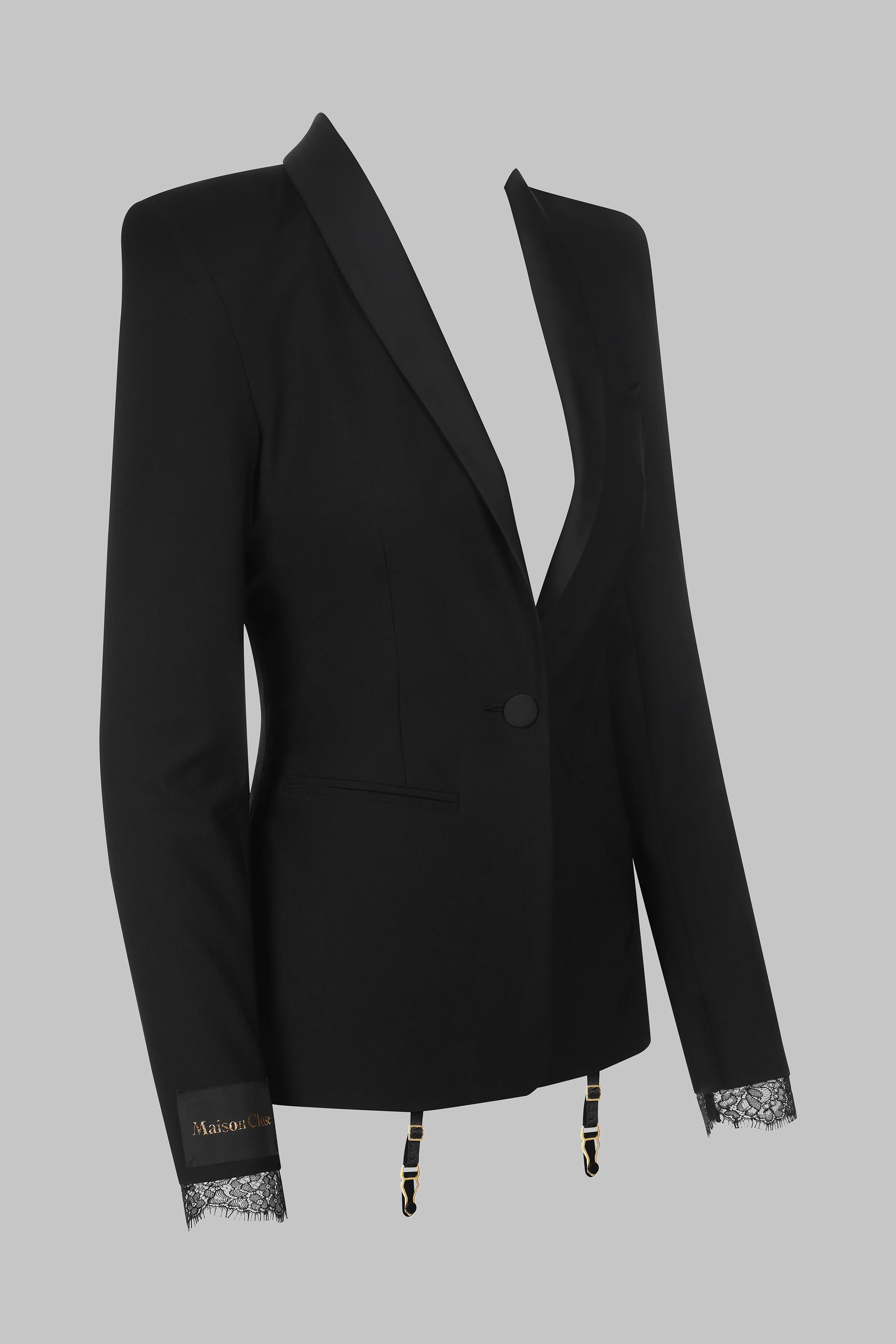 001 Suspender belt tuxedo jacket - Le Vestiaire - Image 2