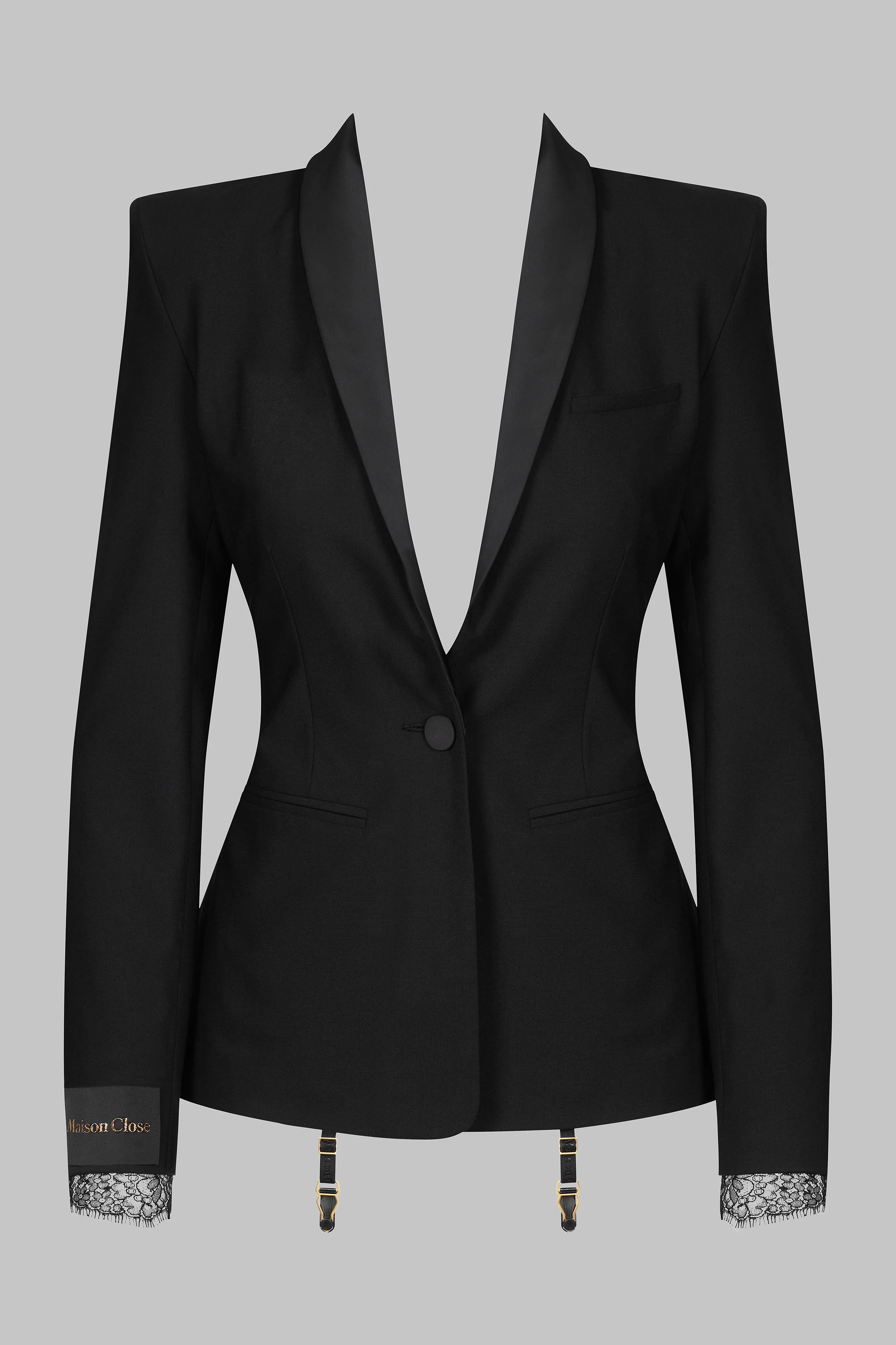 001 Suspender belt tuxedo jacket - Le Vestiaire - Image 3
